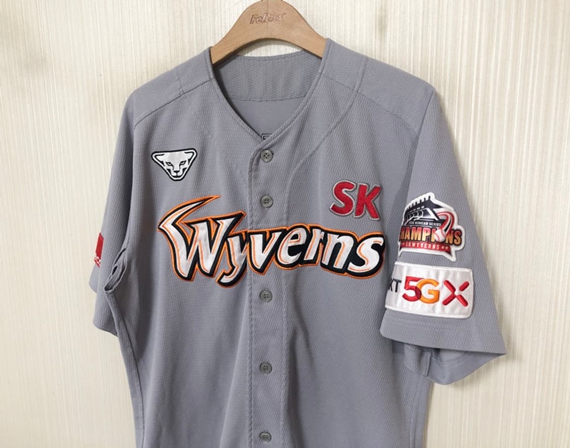 KBO 다이나핏 SK와이번스 선수실착유니폼/져지 #22 서용한(싸인) 상품이미지5