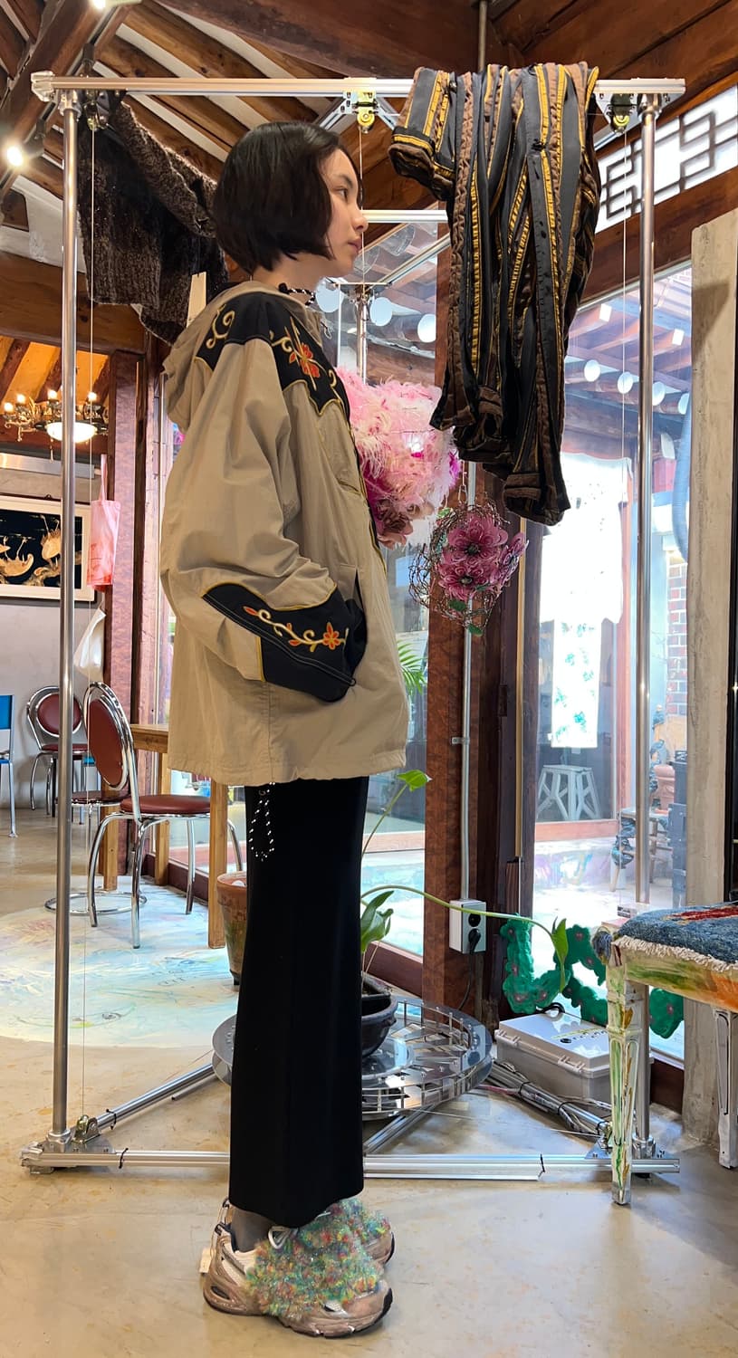 Kapital 캐피탈 태프터 투톤 캬쿠타스 플라워 파카 상품이미지6