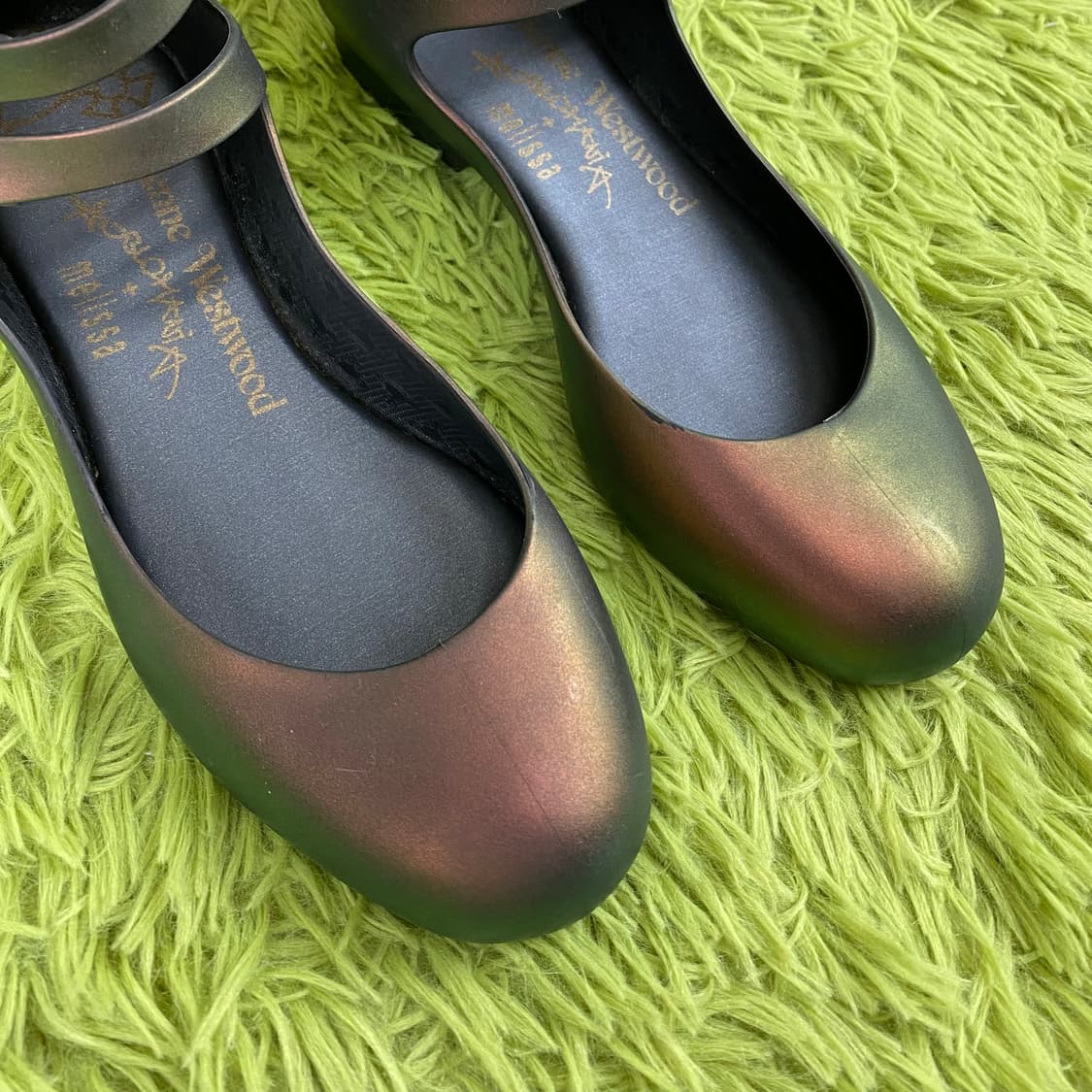 비비안 웨스트우드 앵글로매니아 멜리사 3-strap 젤리 발레 플랫 상품이미지5