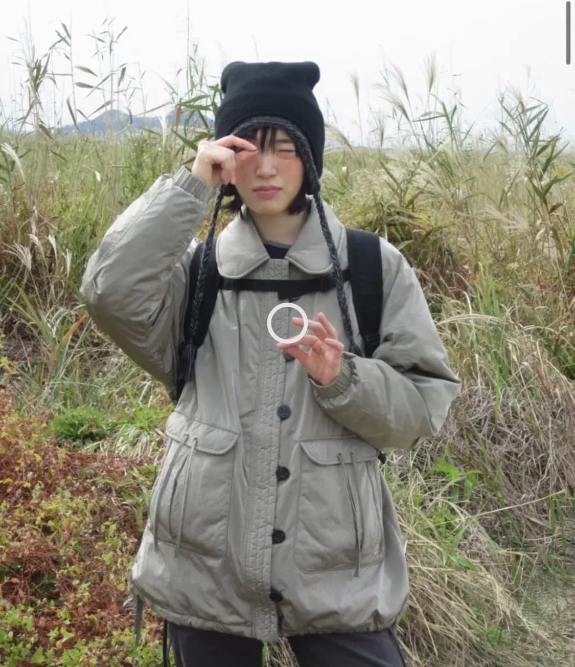 스마트어반유즈풀 코이세이오 봄버 자켓 베이지 상품이미지2