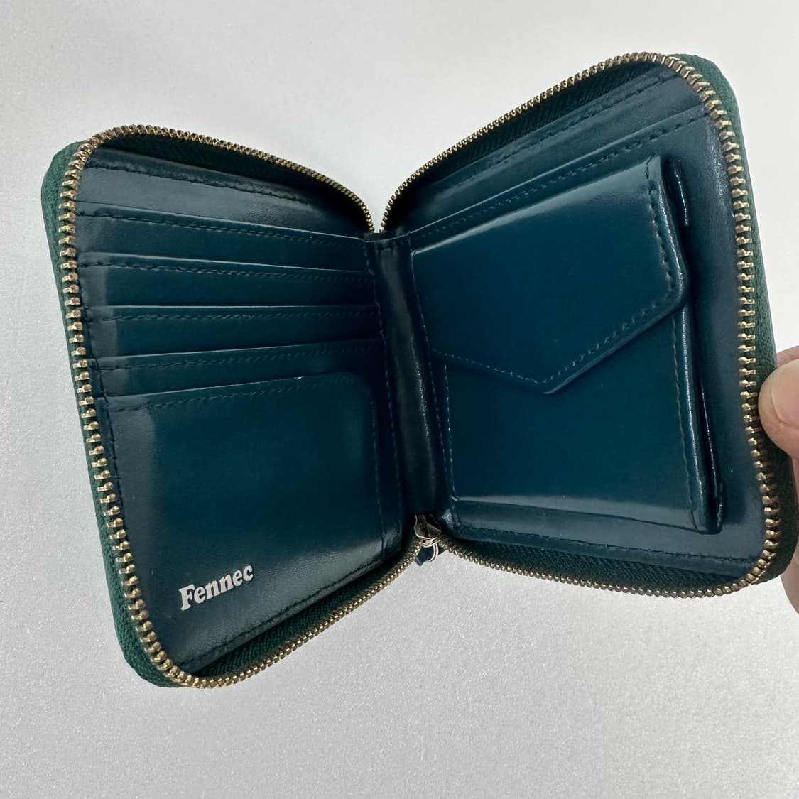 FENNEC ZIPPER WALLET 페넥 지퍼 월넷 지갑 포레스트 카키 상품이미지9