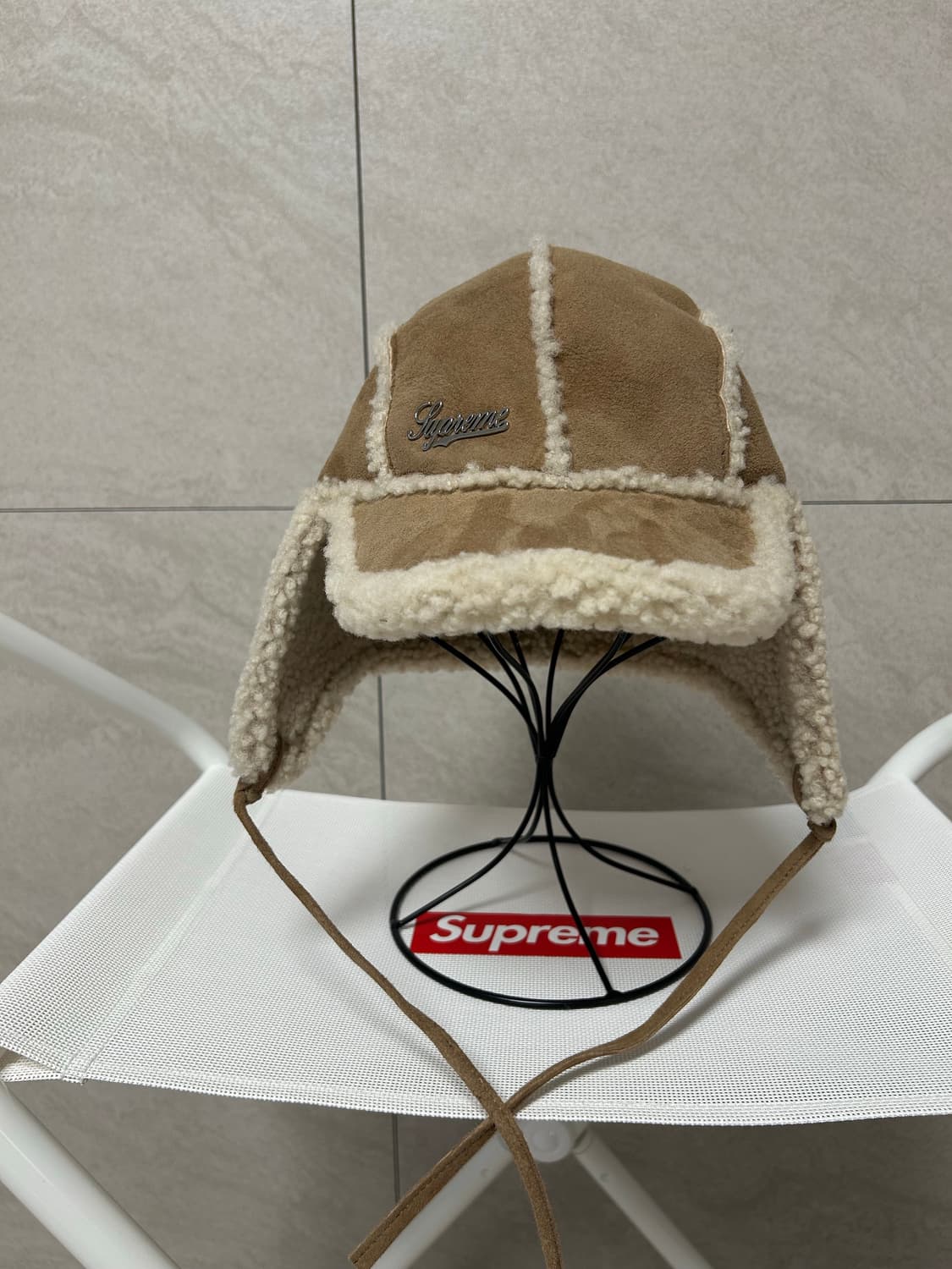 (S/M) 슈프림 셔링 이어플랩 캡 상품이미지4