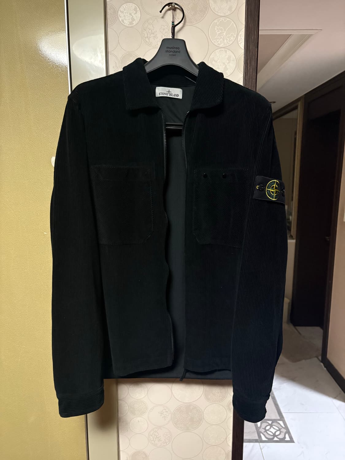 스톤아일랜드 코듀로이 자켓 블랙 L 상품이미지2