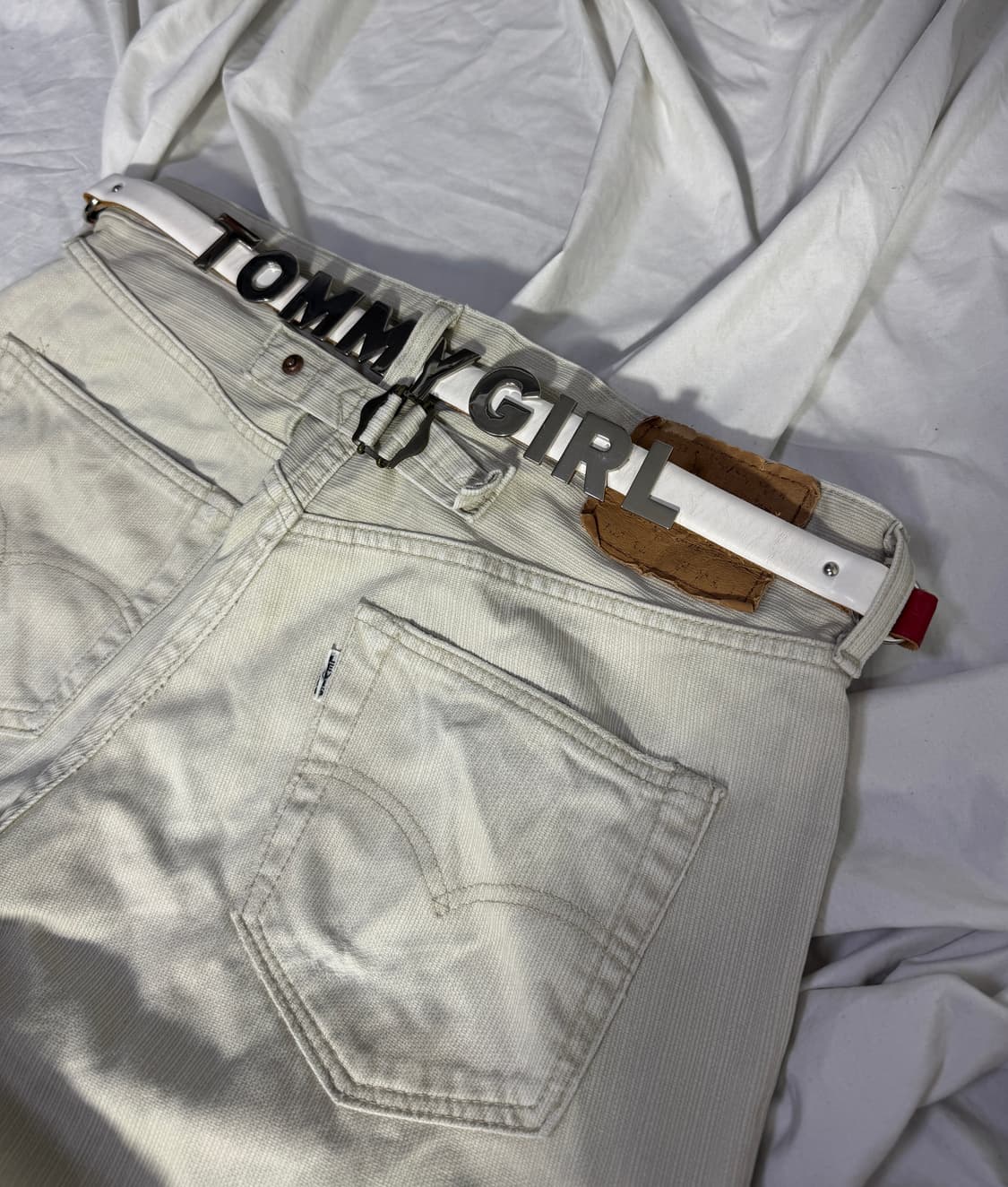 Tommy girl 레더 벨트 상품이미지1