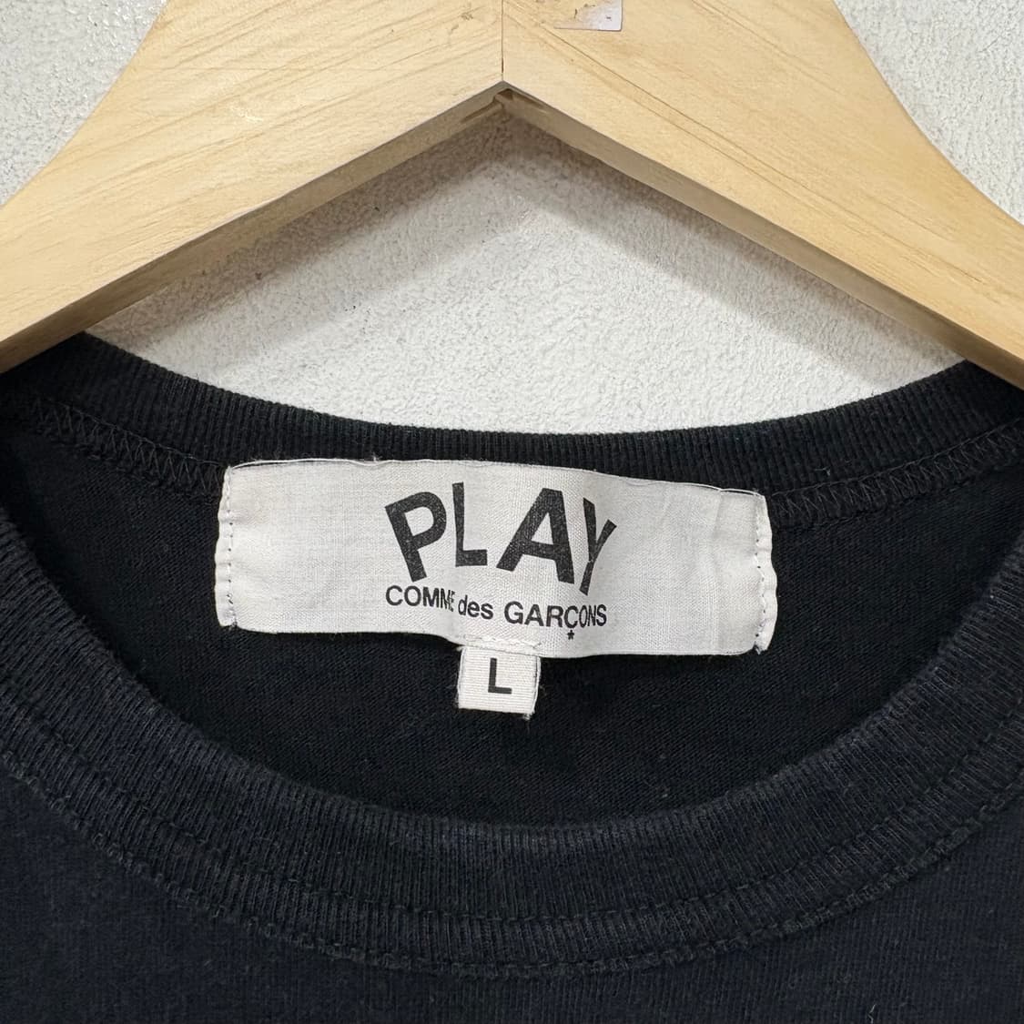 꼼데가르송플레이 레드하트 와펜 반팔 상품이미지3