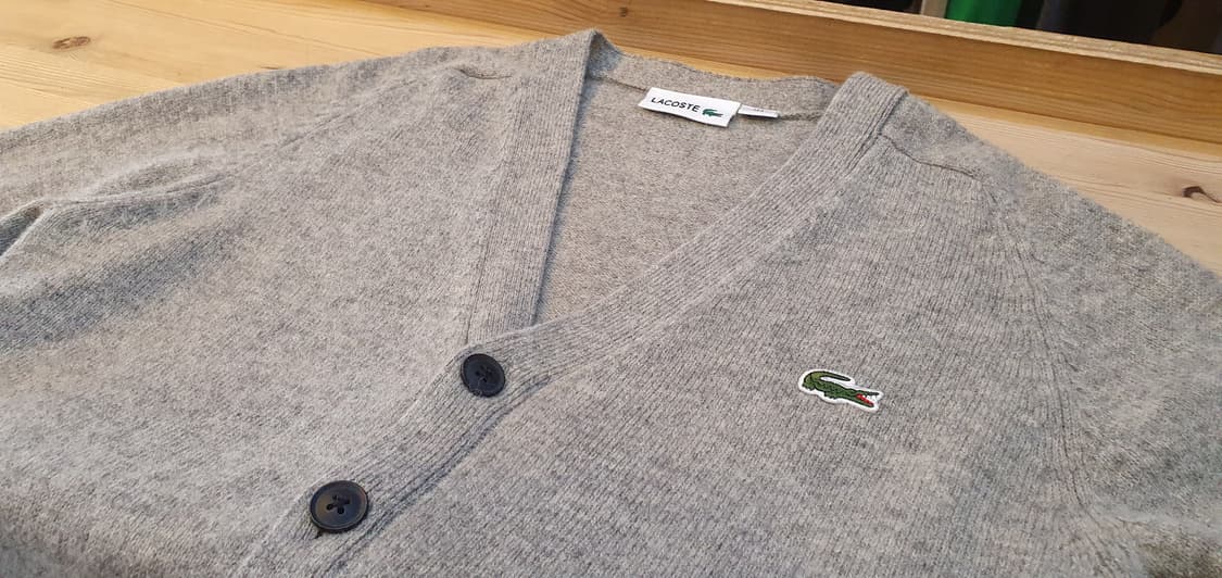 90/66.라코스테 울 가디건(공용) 상품이미지3
