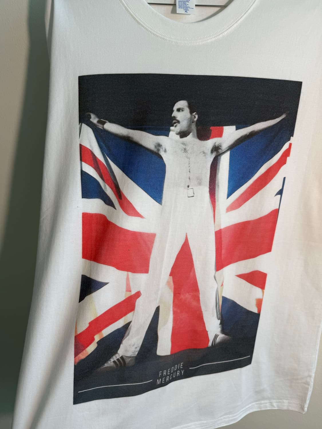 퀸 프레디머큐리 영국국기 빈티지무드 티셔츠 상품이미지7