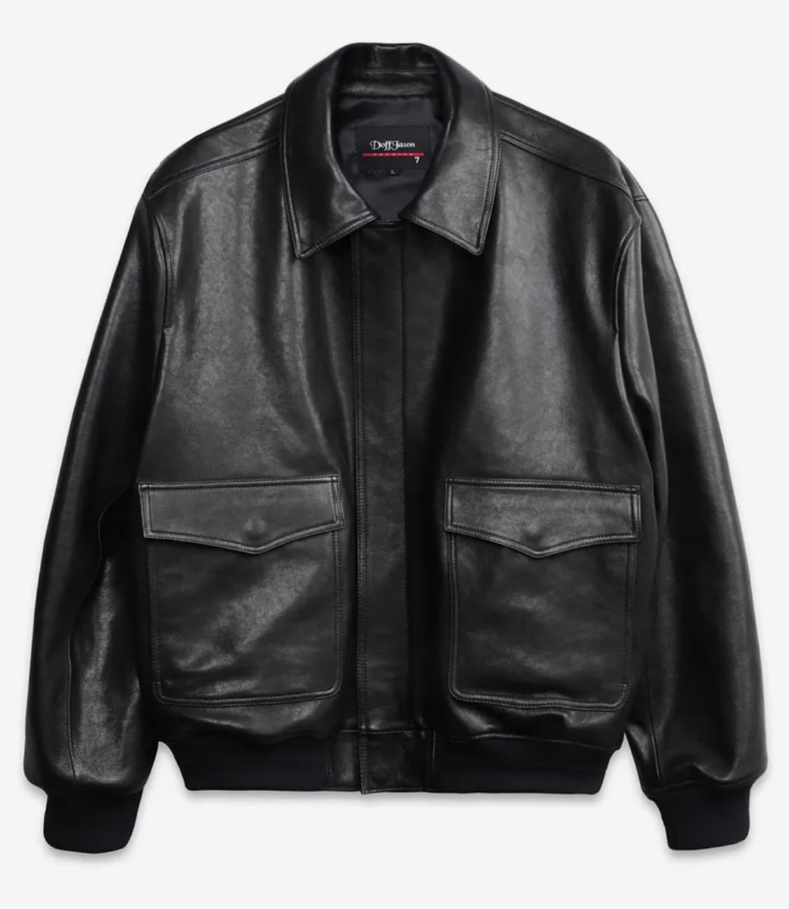 [실착1회/도프제이슨] 램스킨 A-2 레더자켓 상품이미지1