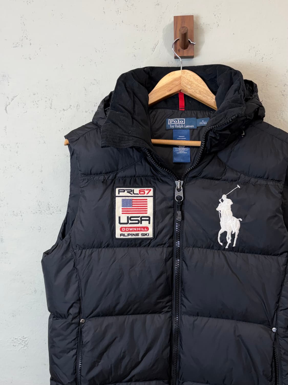 폴로랄프로렌 빅포니 알파인 USA 스키 다운 패딩조끼 상품이미지5