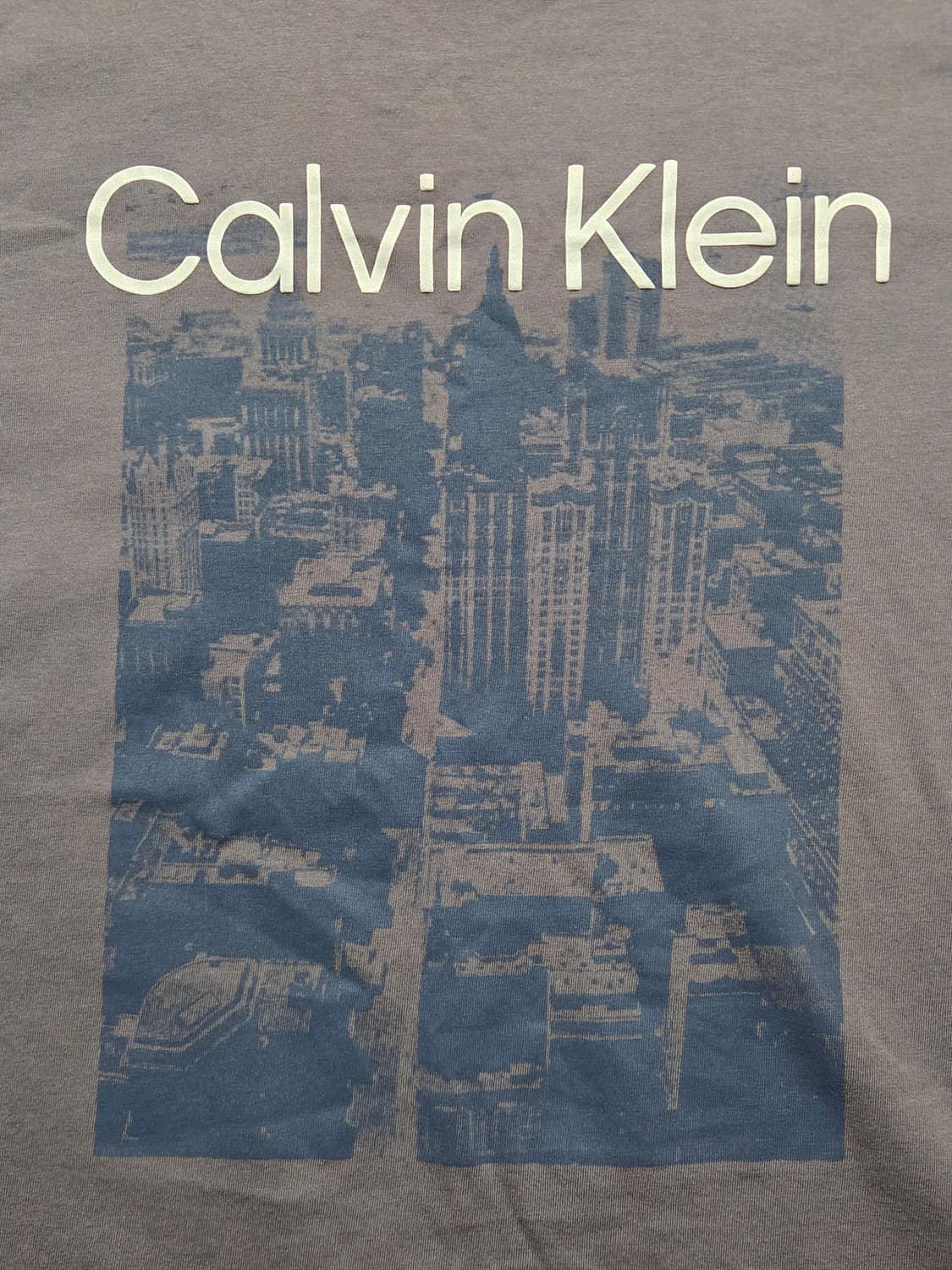 Calvin 시티 그래픽 티 상품이미지2