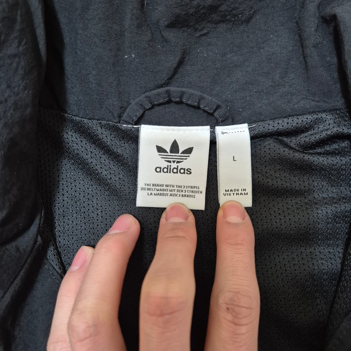 아디다스 파이어버드 삼선 사이드라인 트랙탑 바람막이 자켓 L(100) 상품이미지6