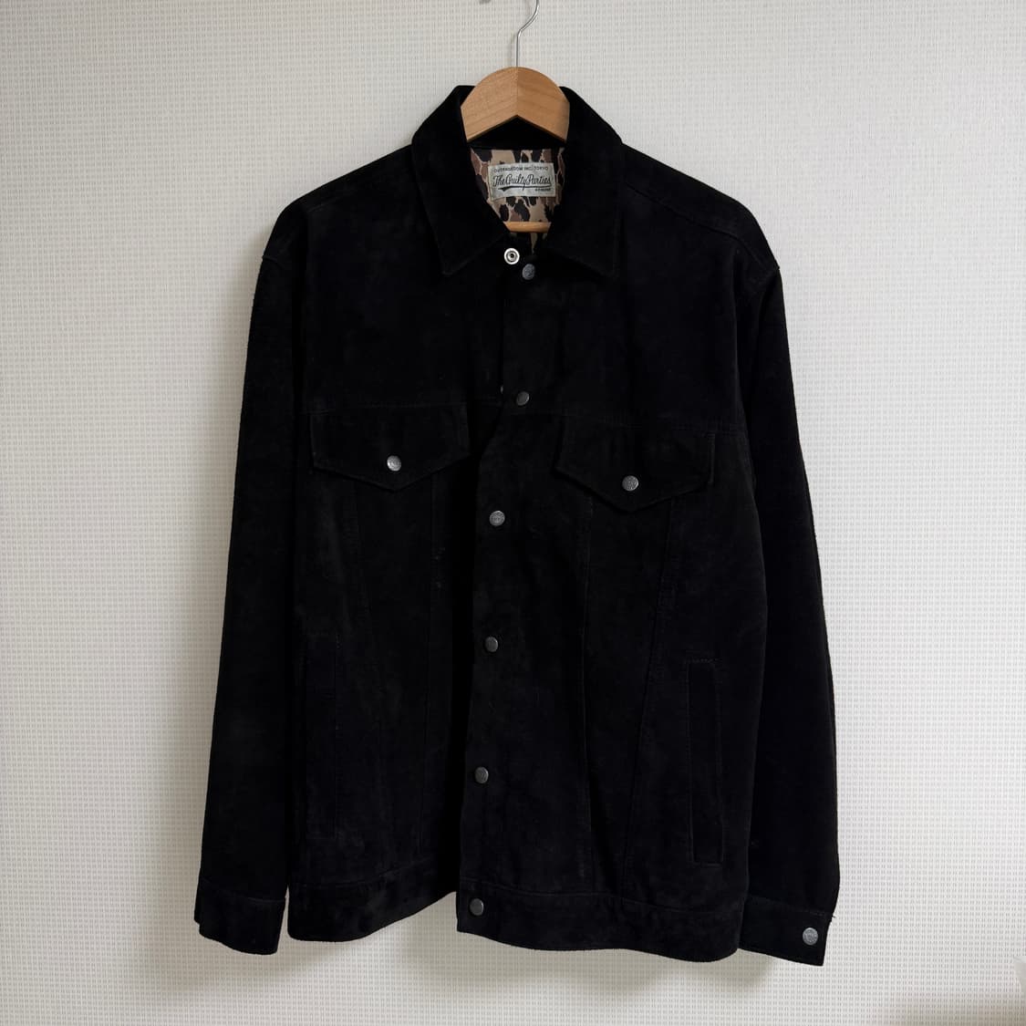 와코마리아 스웨이드 트러커 블랙 상품이미지1