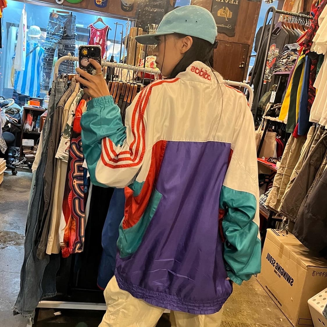 Adidas Color Matching 바람막이 상품이미지8
