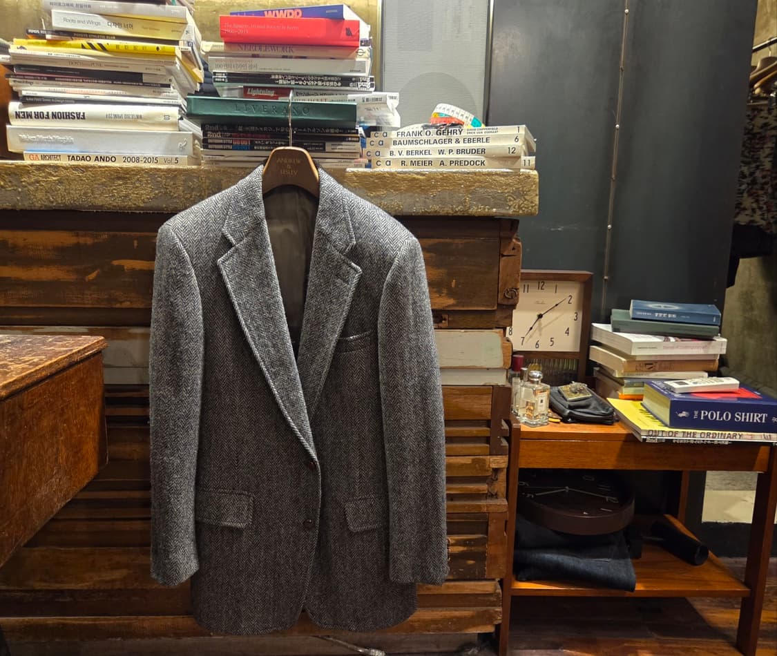 80's 유니온 메이드 해리스트위드자켓 상품이미지1