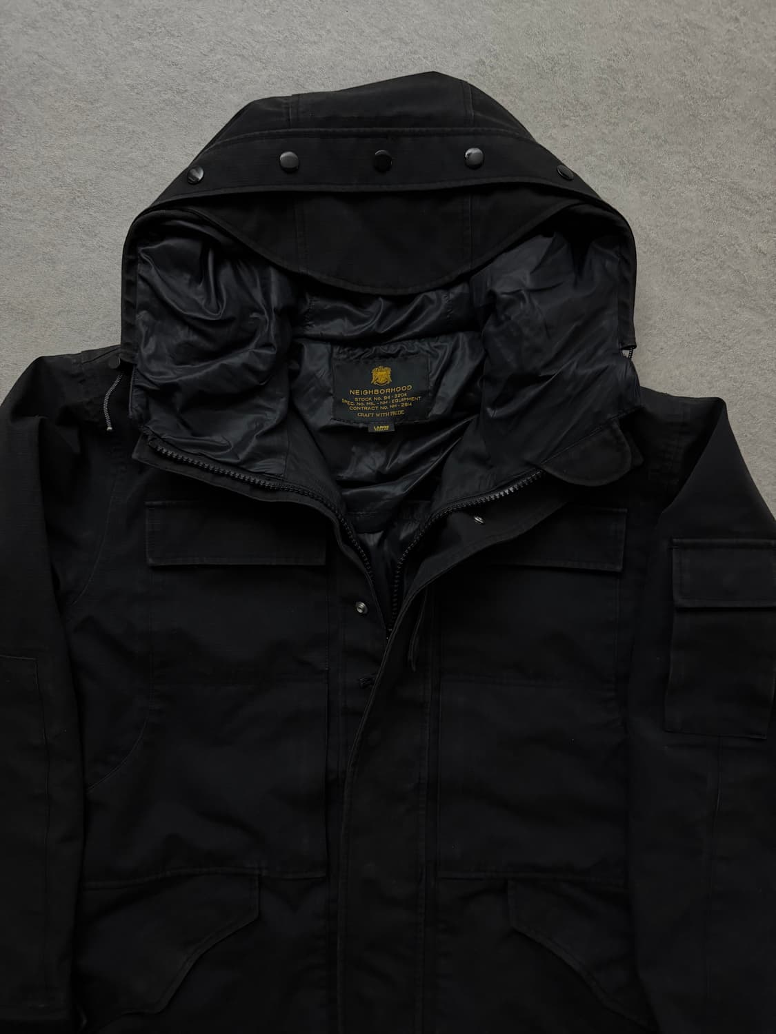 네이버후드 밀리터리 후드 필드자켓 상품이미지3