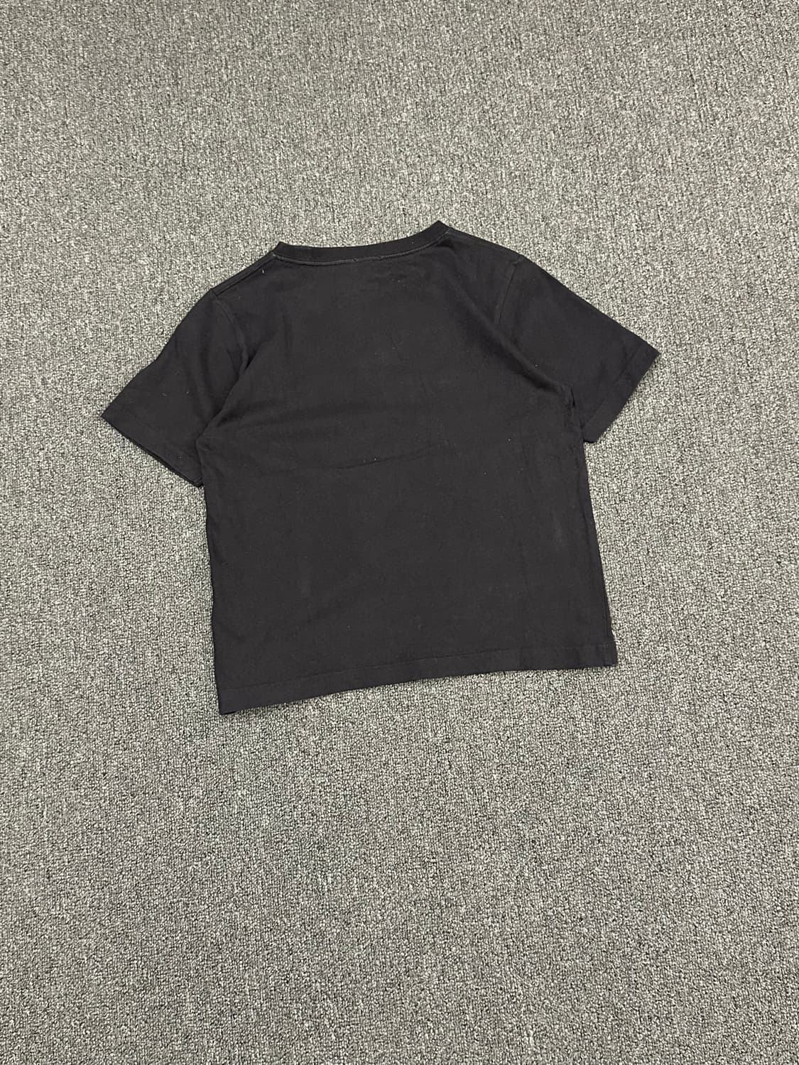 140)GU 롤링 스톤스 빈티지 여성 블랙 프린팅 반팔 상품이미지5