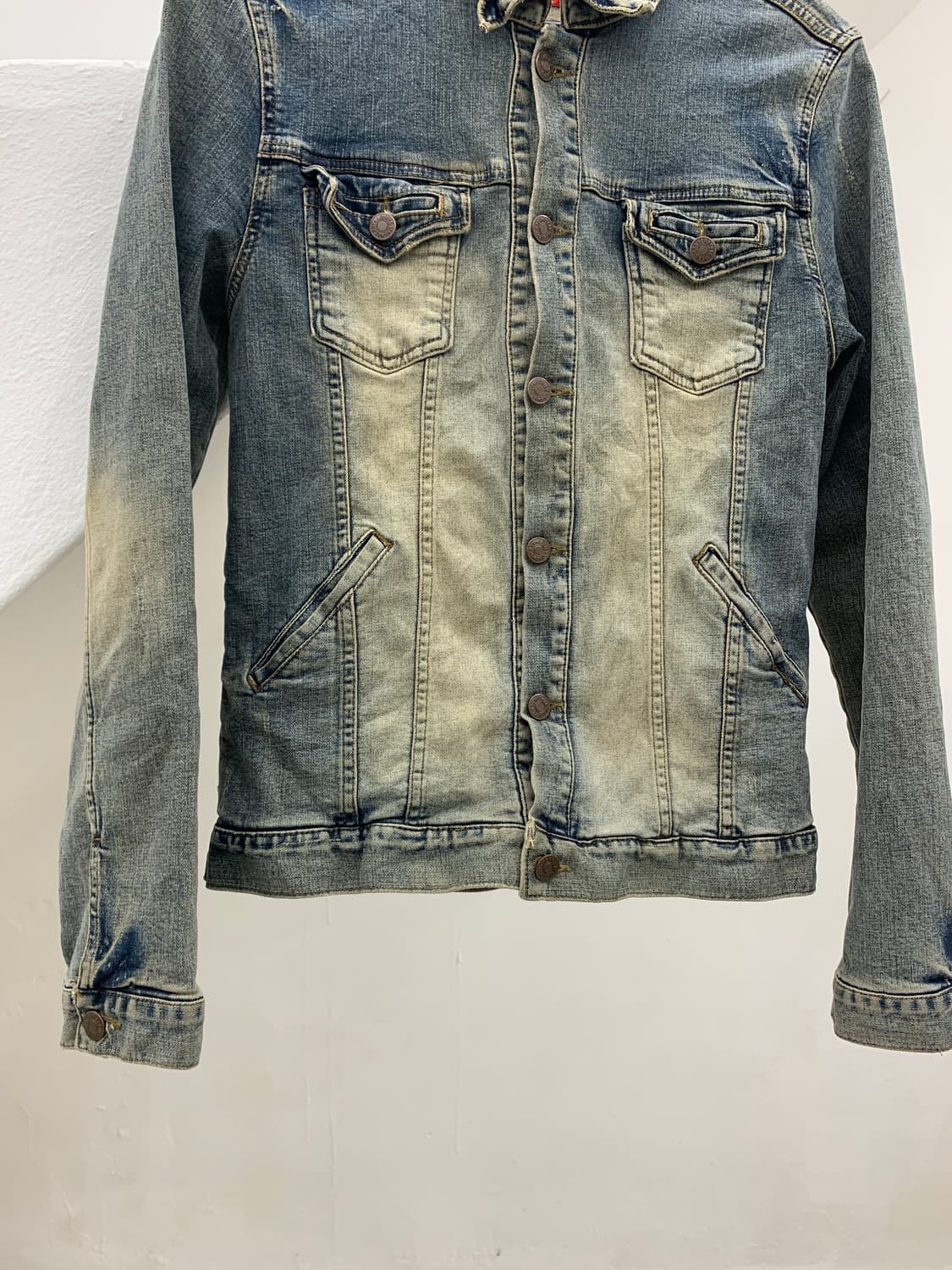 Sand washed denim jacket  상품이미지5