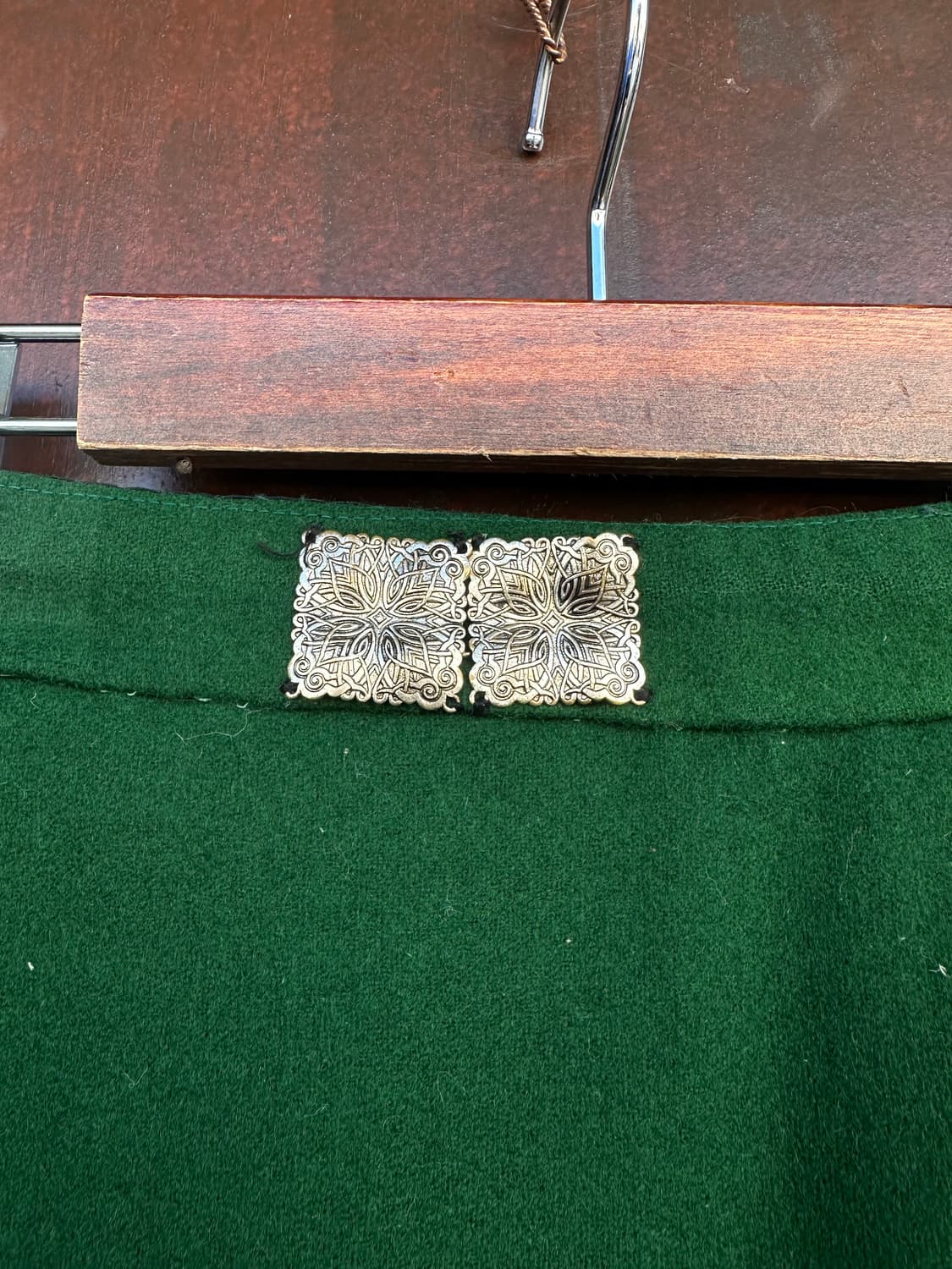 벨벳 라인 울 스커트 상품이미지4