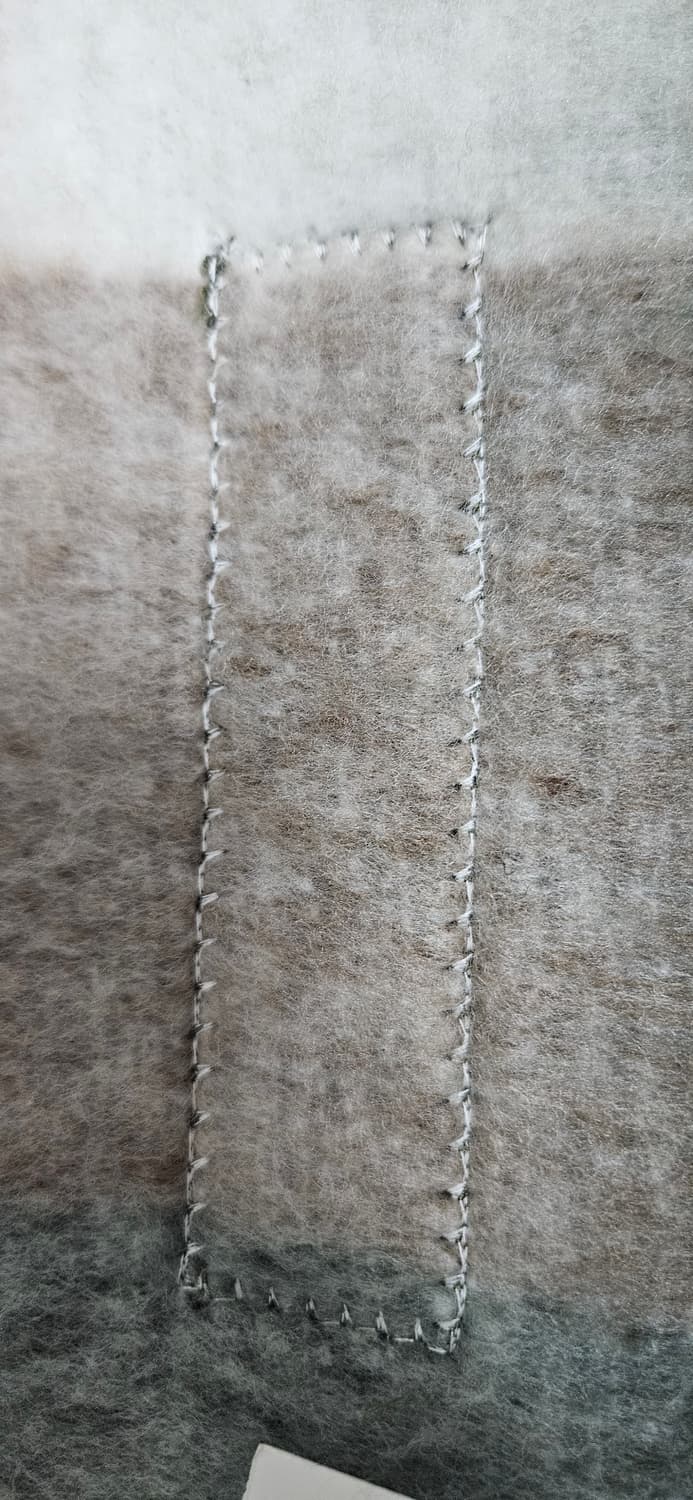 아크네 브라운그린화이트머플러 상품이미지3