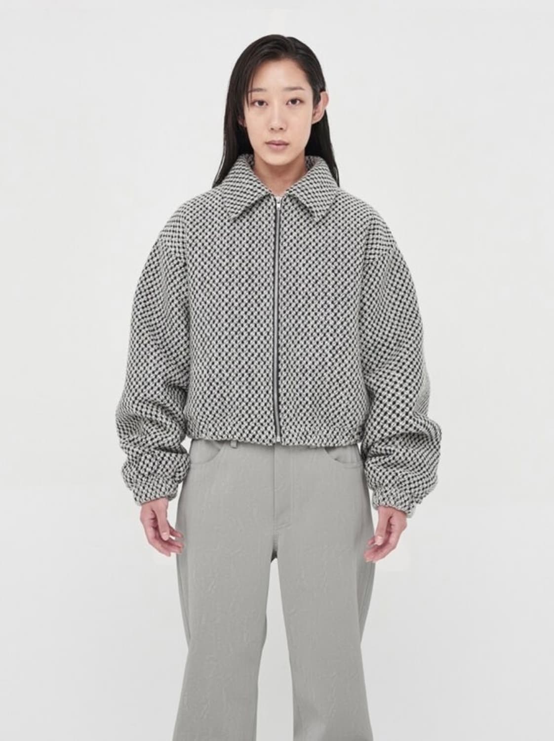 마뗑킴 트위드 점퍼 상품이미지1