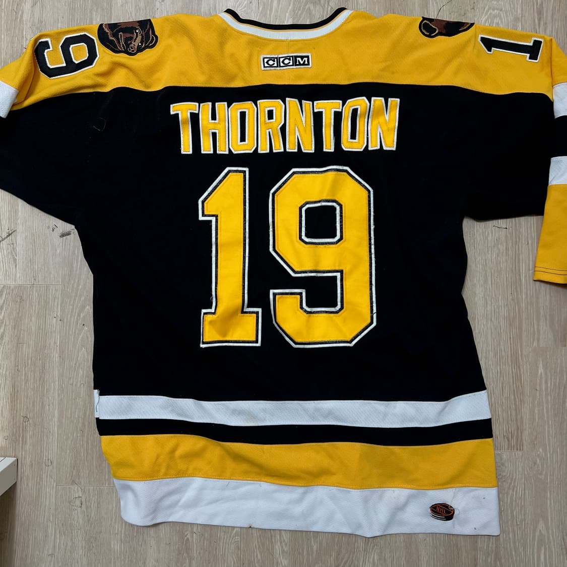 NHL CCM 보스턴 아이스하키 져지 유니폼 XL 상품이미지5