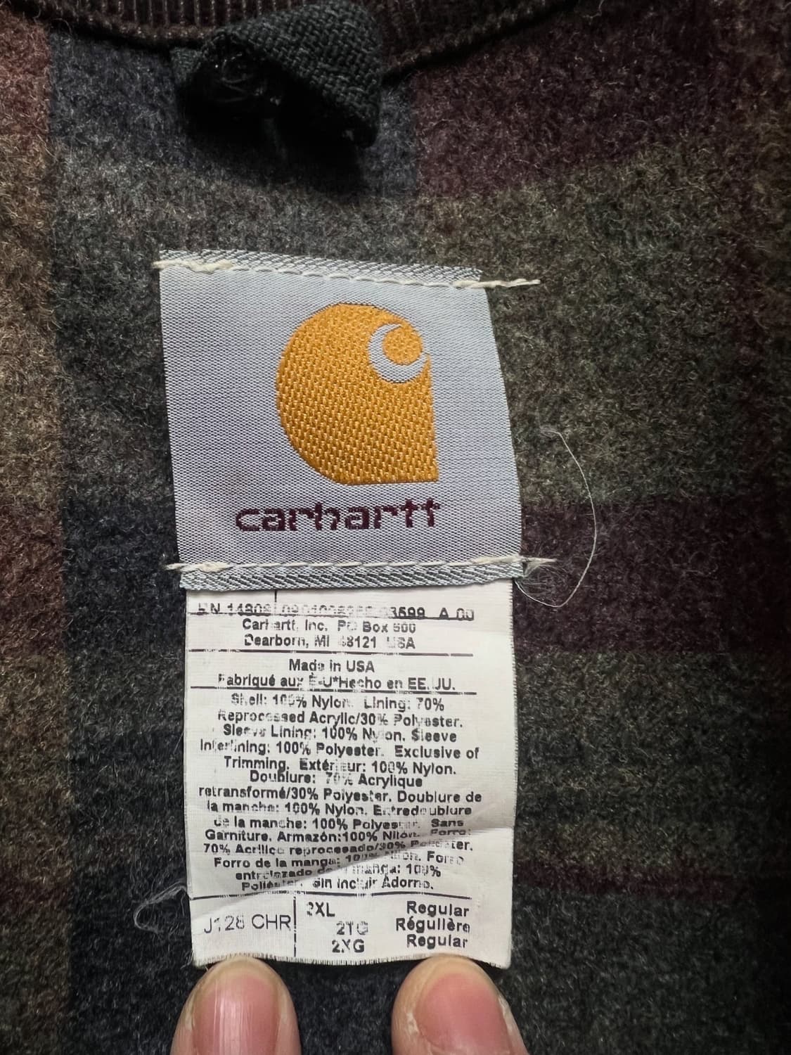 칼하트 J128 디트로이트 워크자켓 상품이미지5