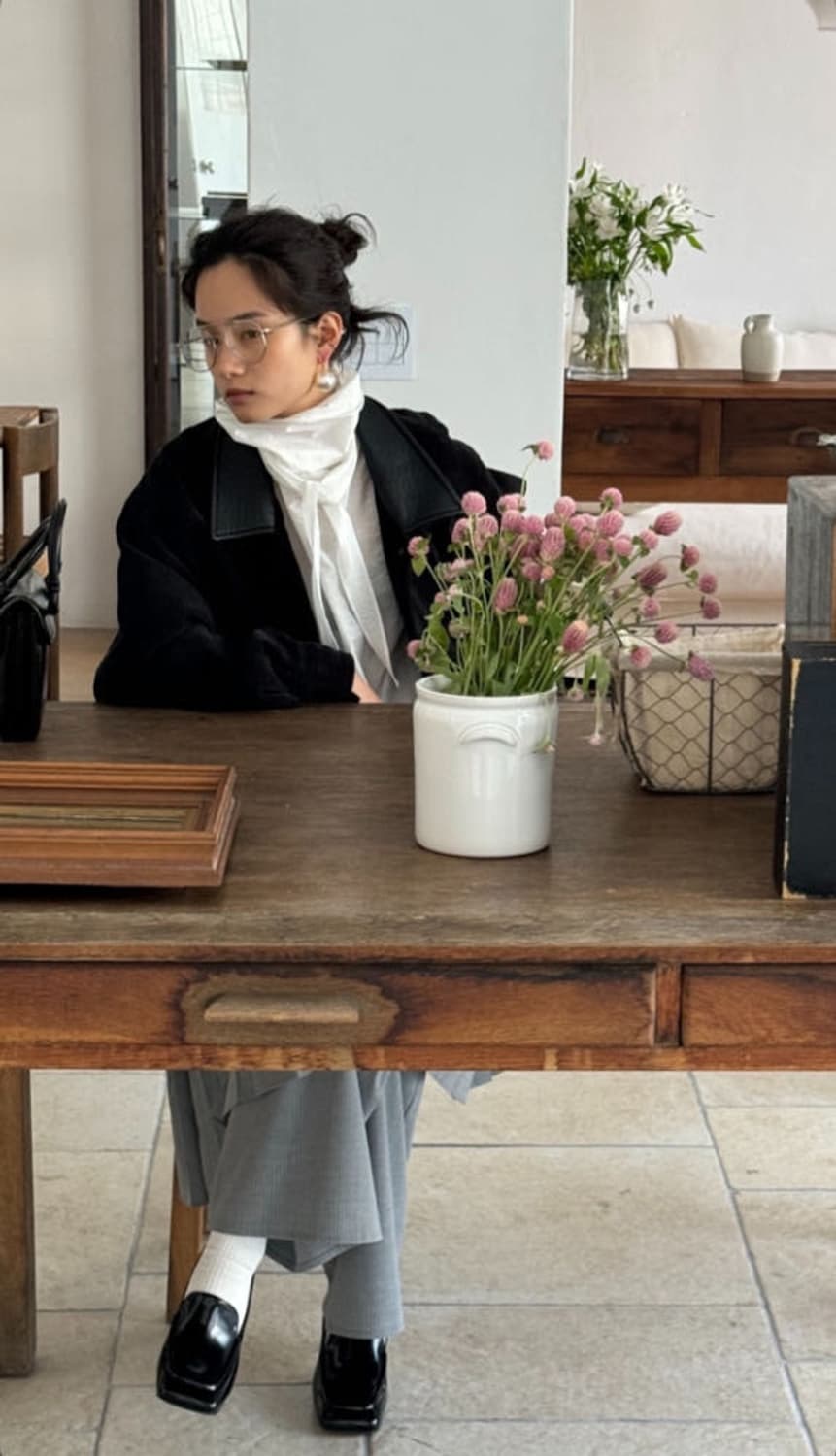 노이어덜트 프레클 스카프 블라우스 상품이미지6