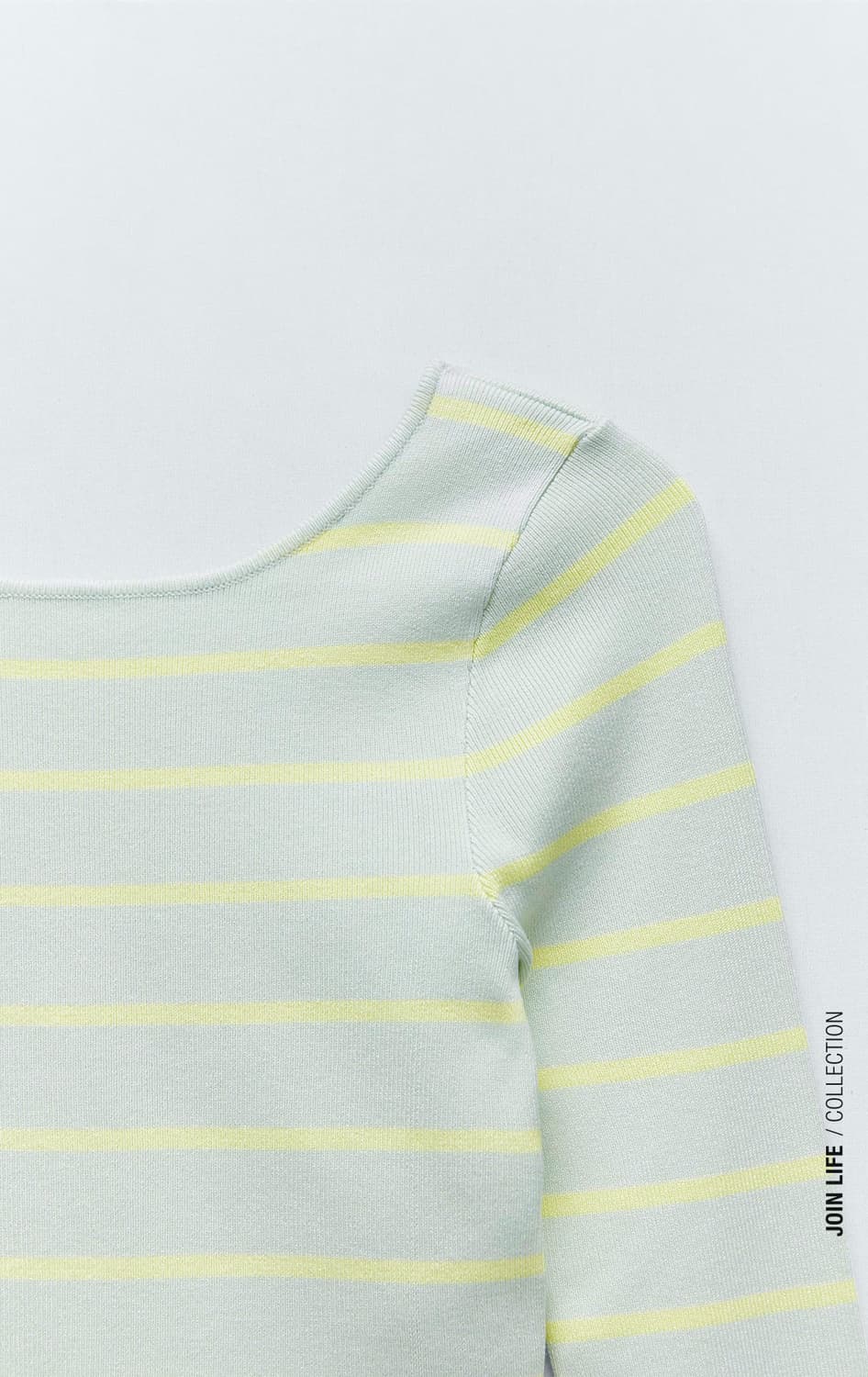ZARA 자라 스트라이프 니트탑 상품이미지5