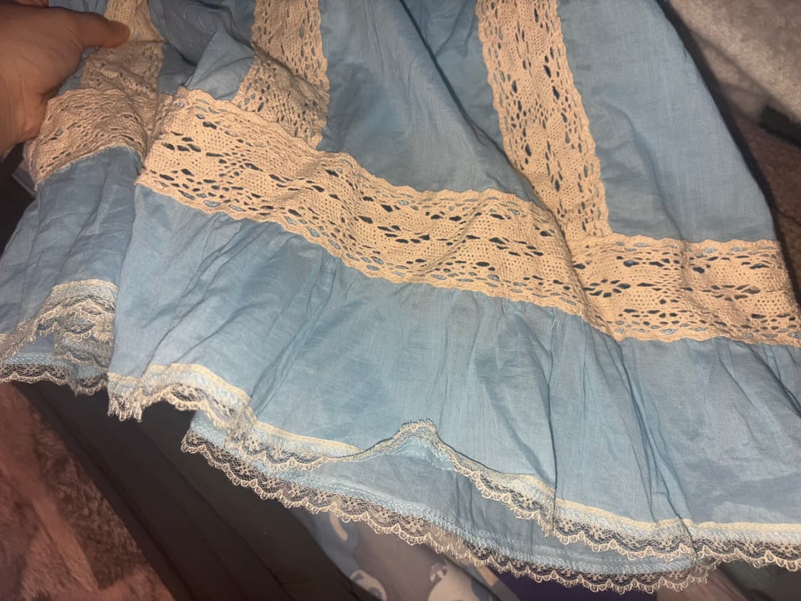 빈티지 슬리브리스 나시 원피스 (스카이블루✈️🩵) 상품이미지3