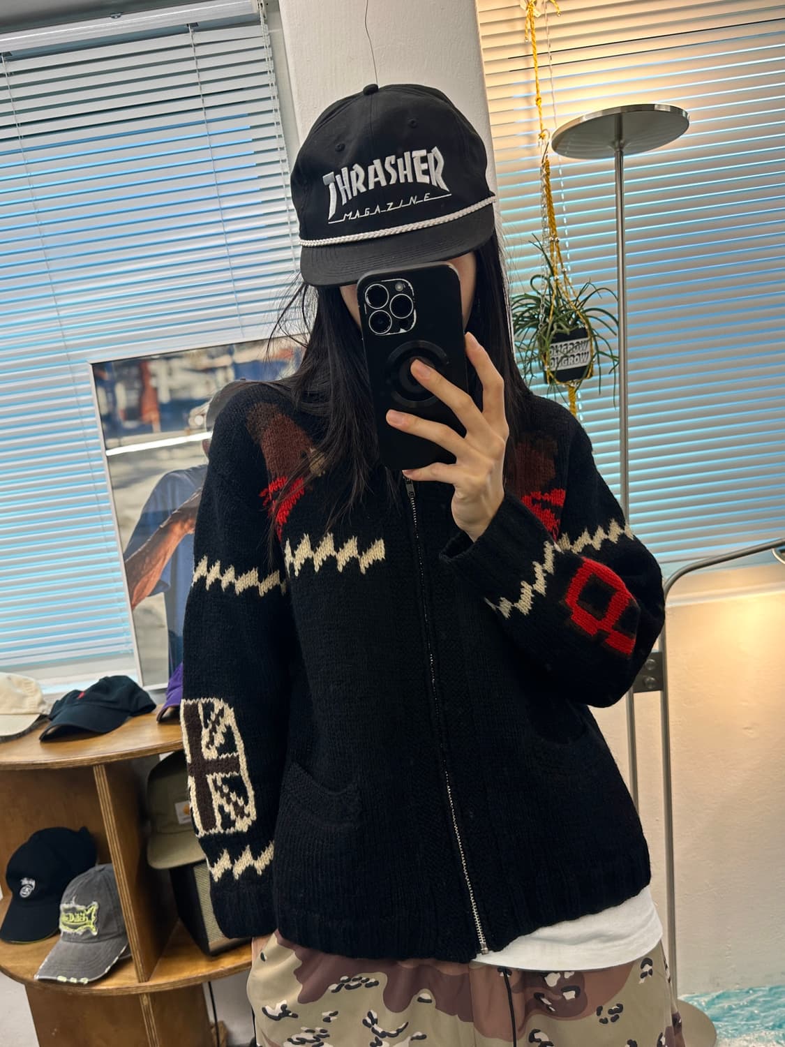 japan 아츠키오니시  울 코위찬 상품이미지1