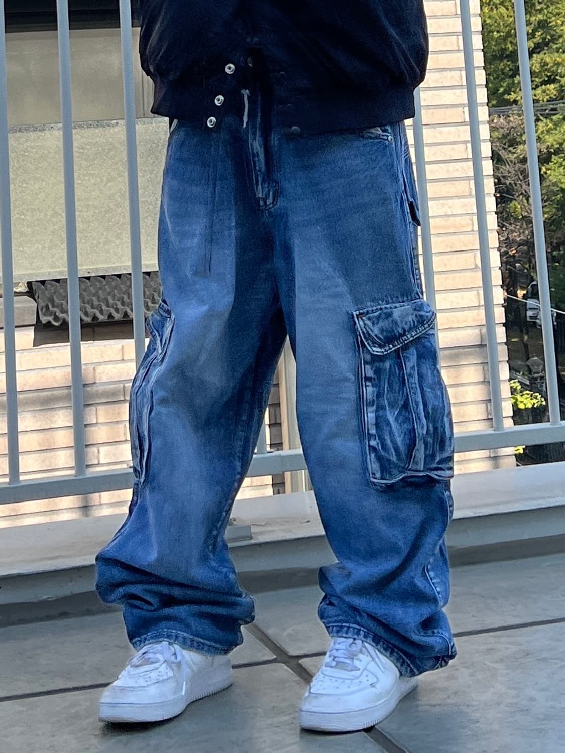 빈티지 카고 워싱 데님팬츠 상품이미지2