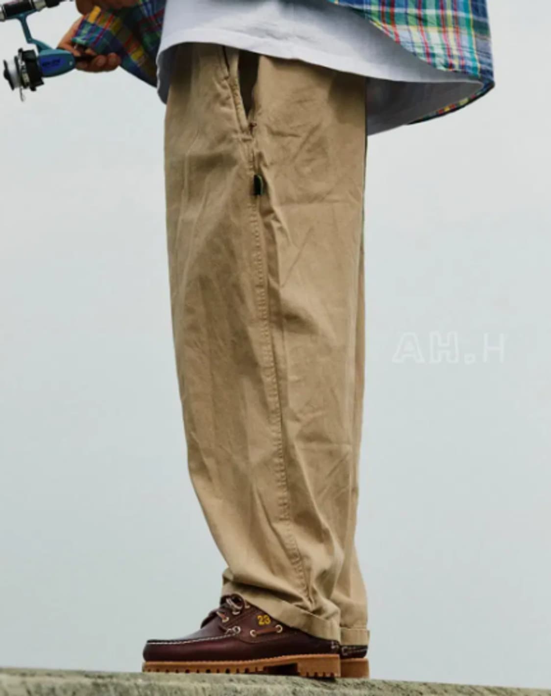 Brochure 1P 치노팬츠 네이비 L 상품이미지9