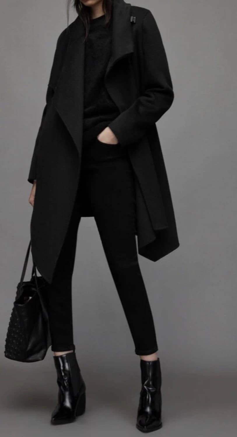 올세인츠 네이비 코트 상품이미지2