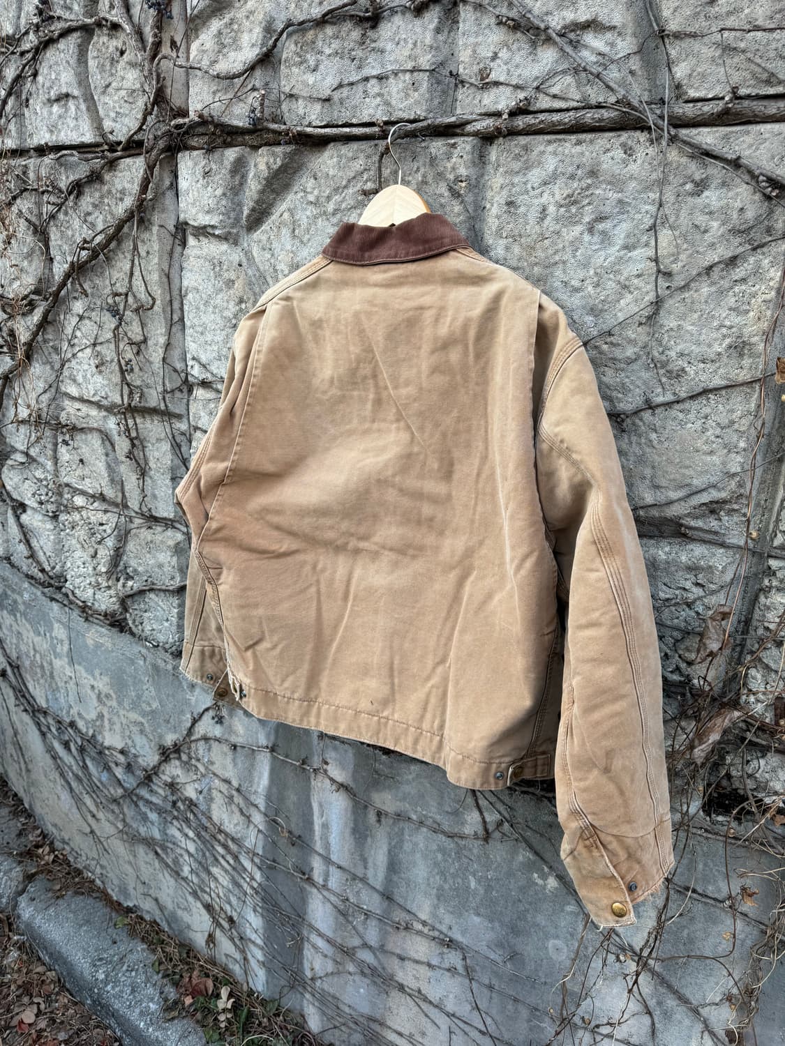 80s 칼하트 빈티지 6qlj 하드페이딩 디트로이트 워크 자켓 상품이미지4