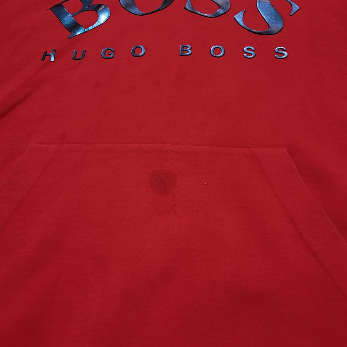 휴고보스 로고 후드티 레드 (M) 상품이미지10