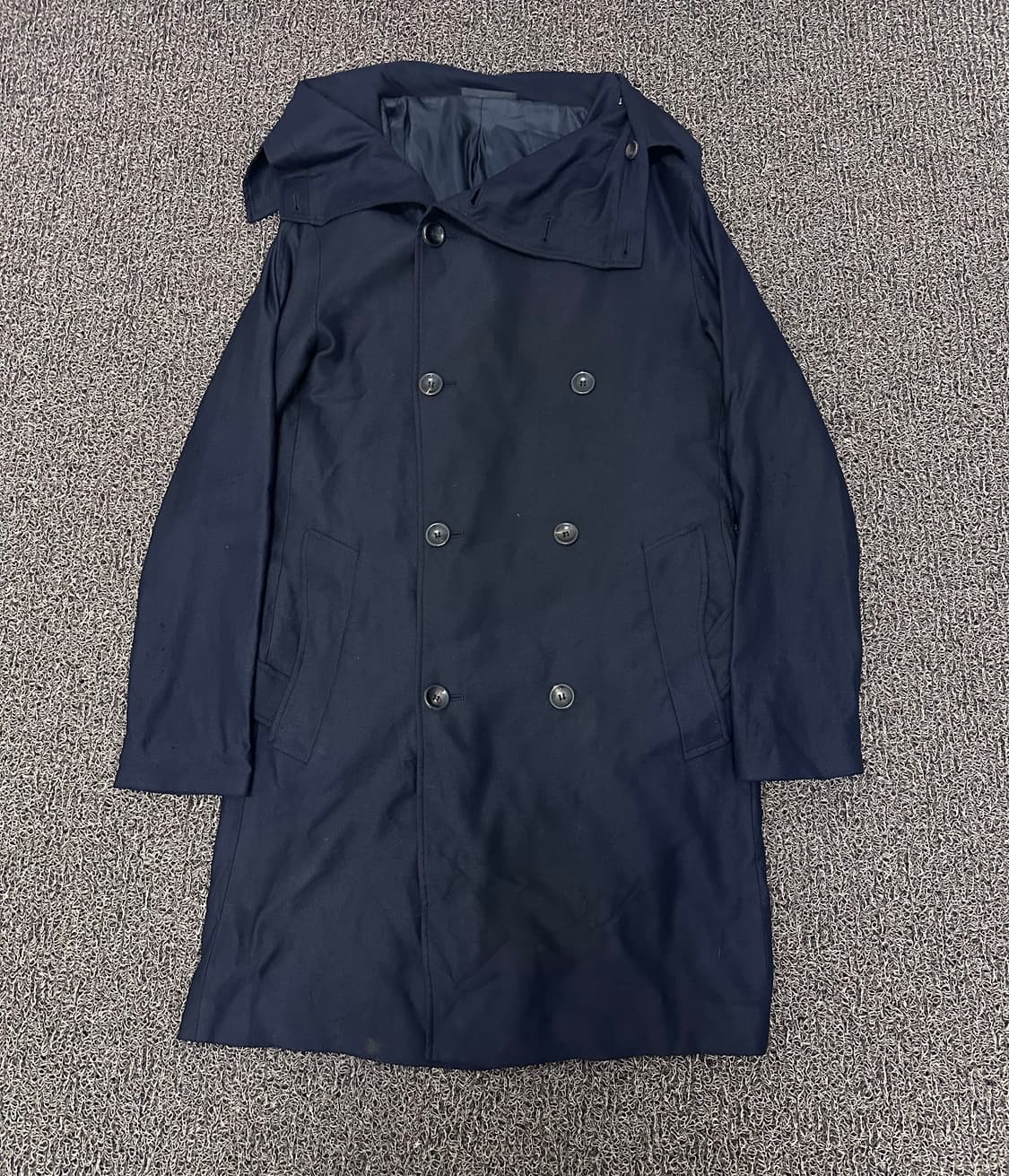 솔리드옴므 트렌치 코트 네이비 105(XL) 상품이미지1