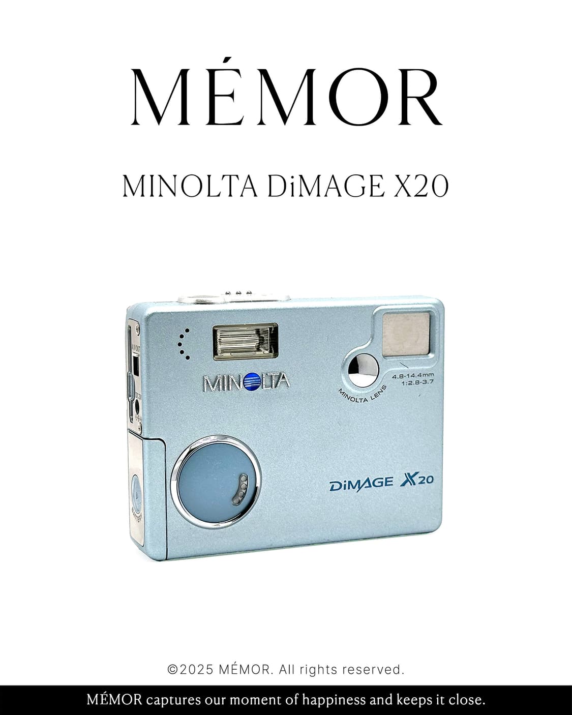 희귀컬러🩵MINOLTA DiMAGE X20 미놀타 디카 카메라 상품이미지2
