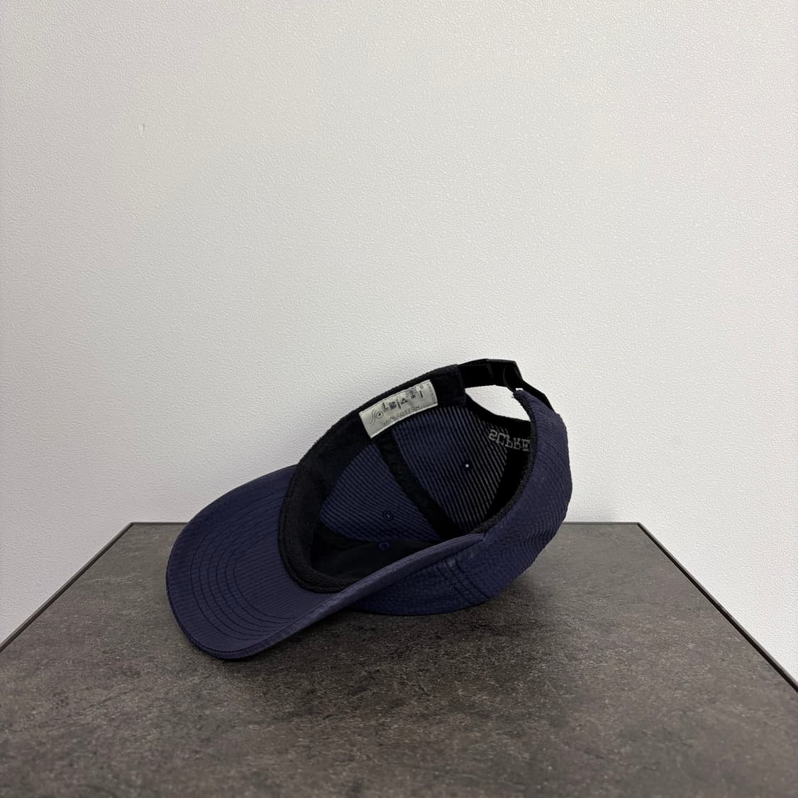 (OS) 슈프림 S로고 볼캡 모자 24SS 시어서커 네이비 상품이미지6