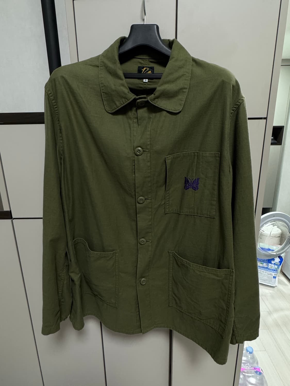 니들스 커버올자켓 백사틴 올리브 M 상품이미지1