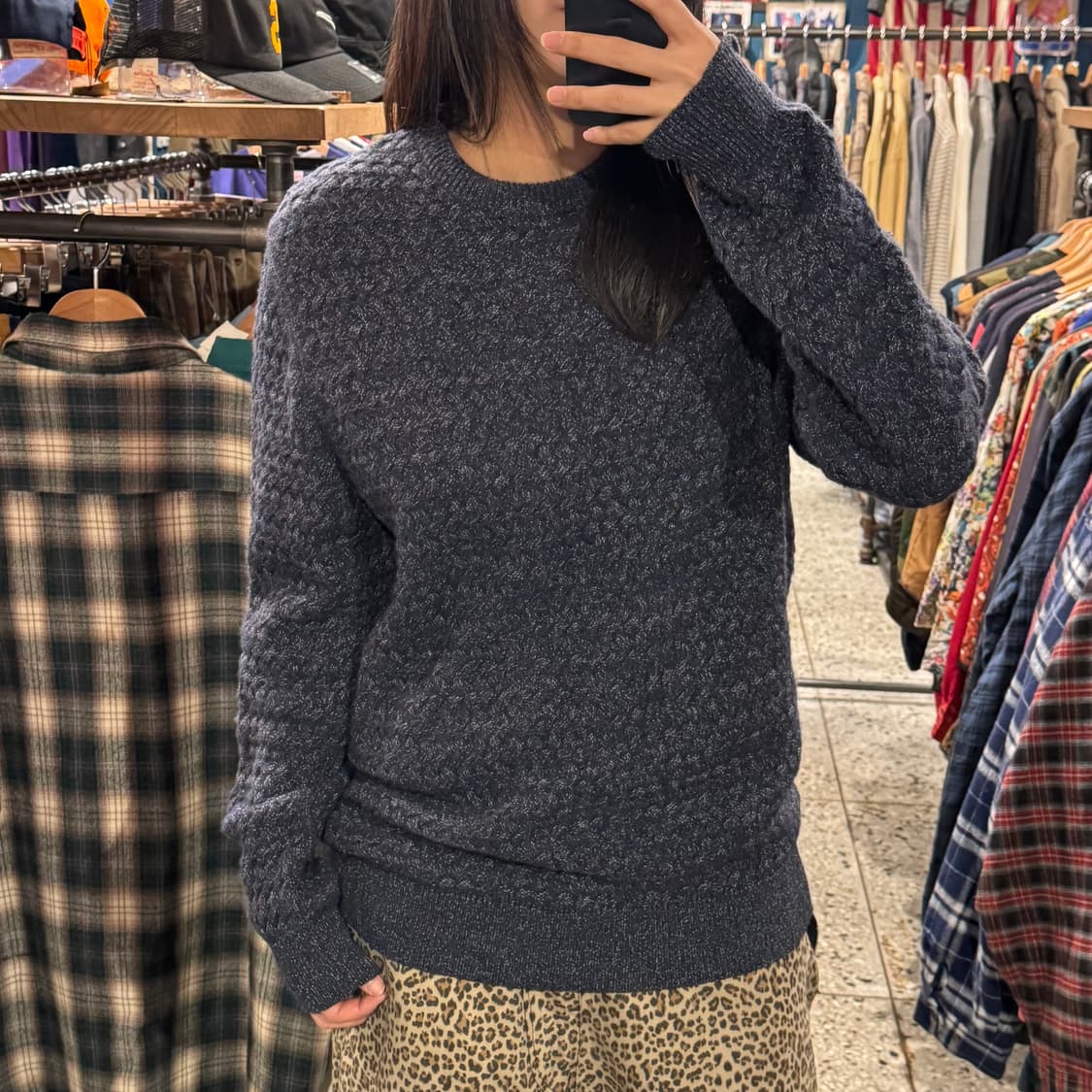 Barbour 바버 와플 니트 상품이미지1