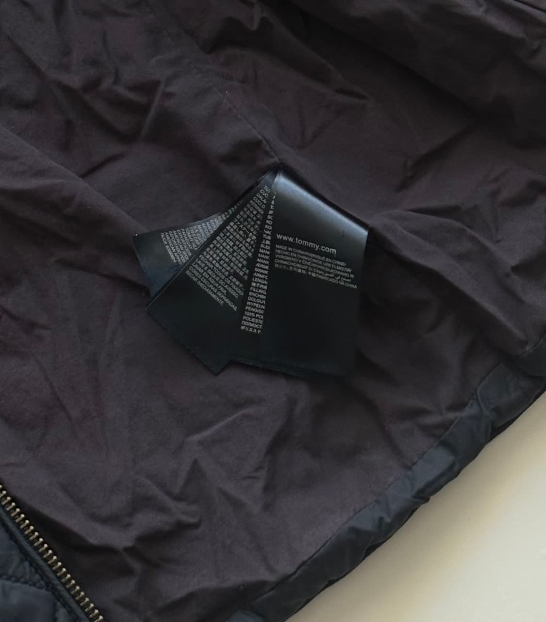 타미힐피거 다크네이비 퀄팅 점퍼 상품이미지5