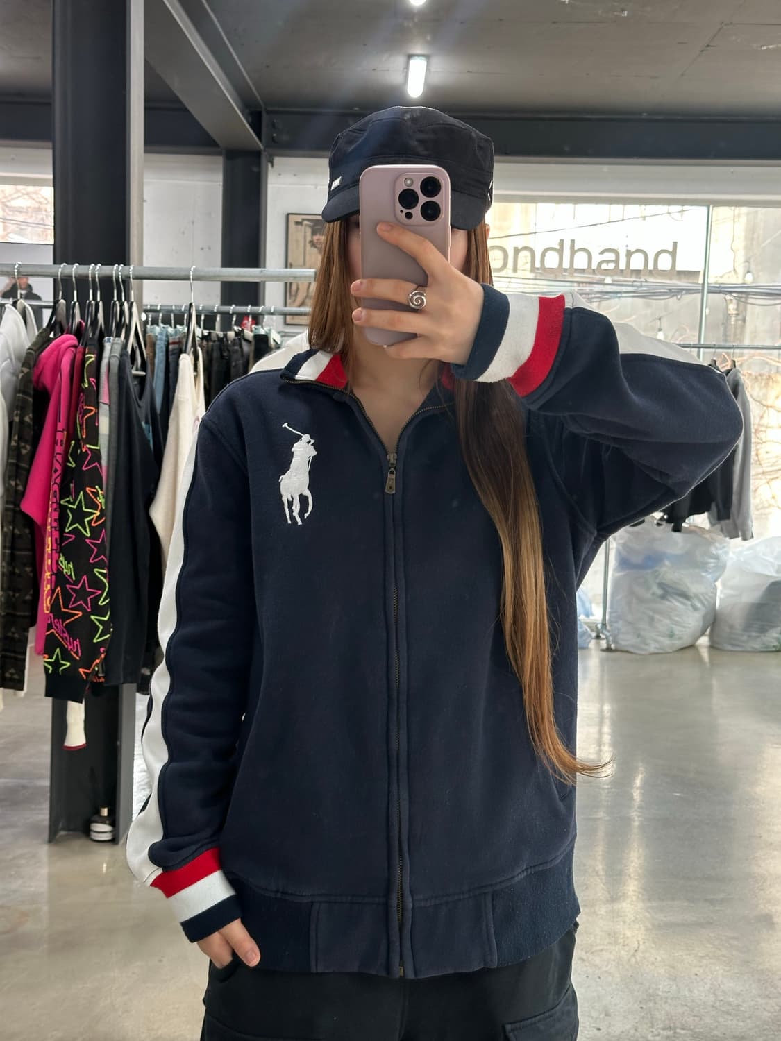 폴로랄프로렌 00s 빅포니 트랙 집업 상품이미지3