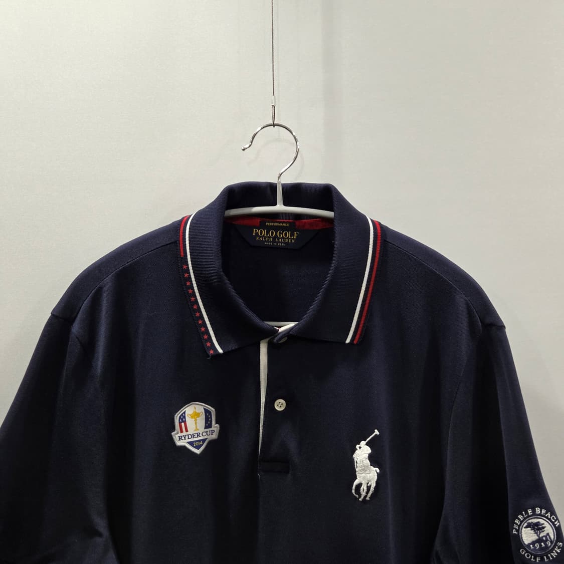 폴로랄프로렌 골프 폴리 카라 반팔티 네이비 M 상품이미지2