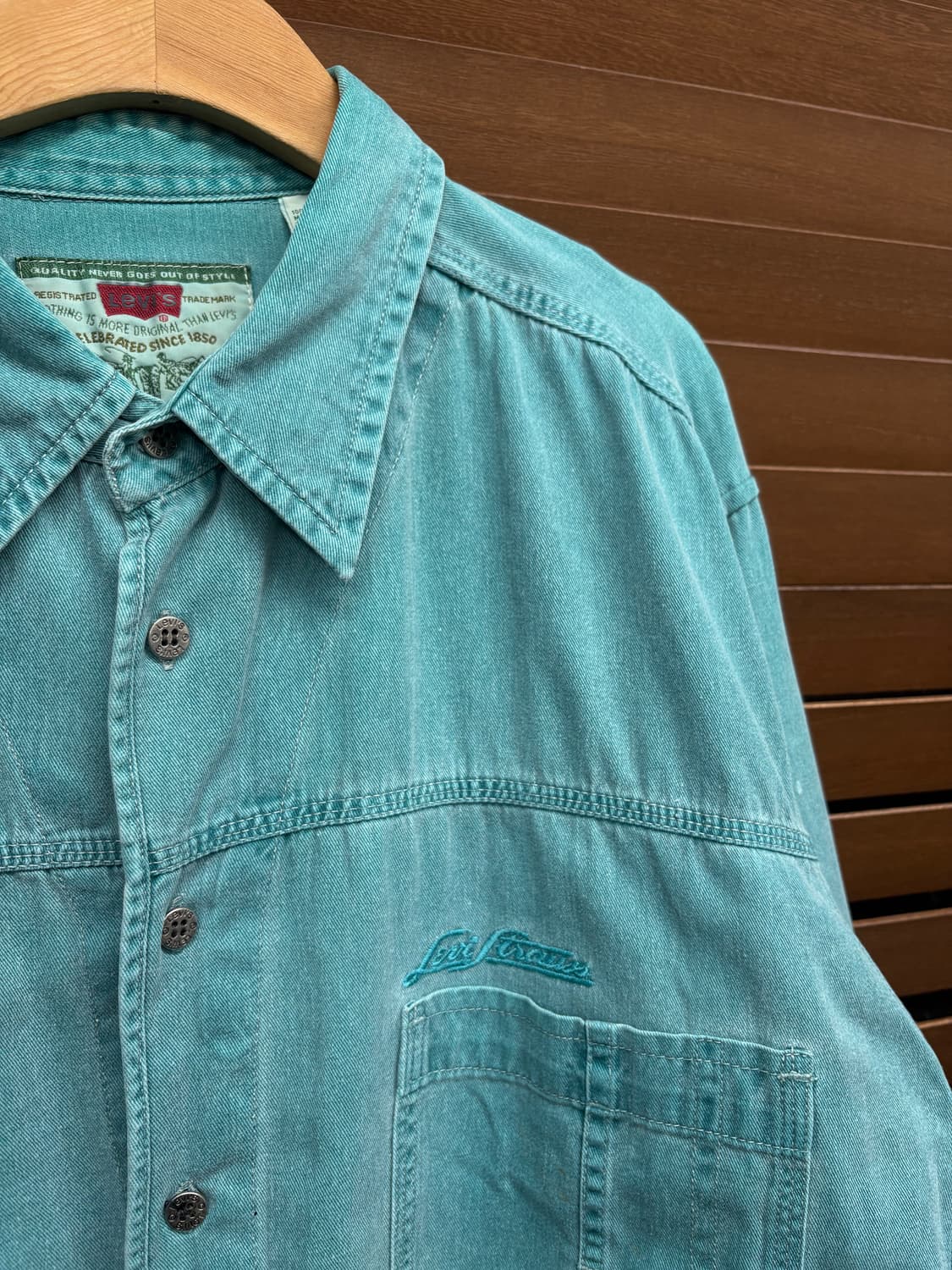 리바이스 빈티지 그린라벨 웨스턴 셔츠 상품이미지5