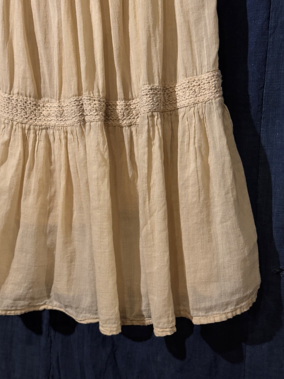 26-30inch ) JPN Crochet Gathered Skirt  상품이미지5