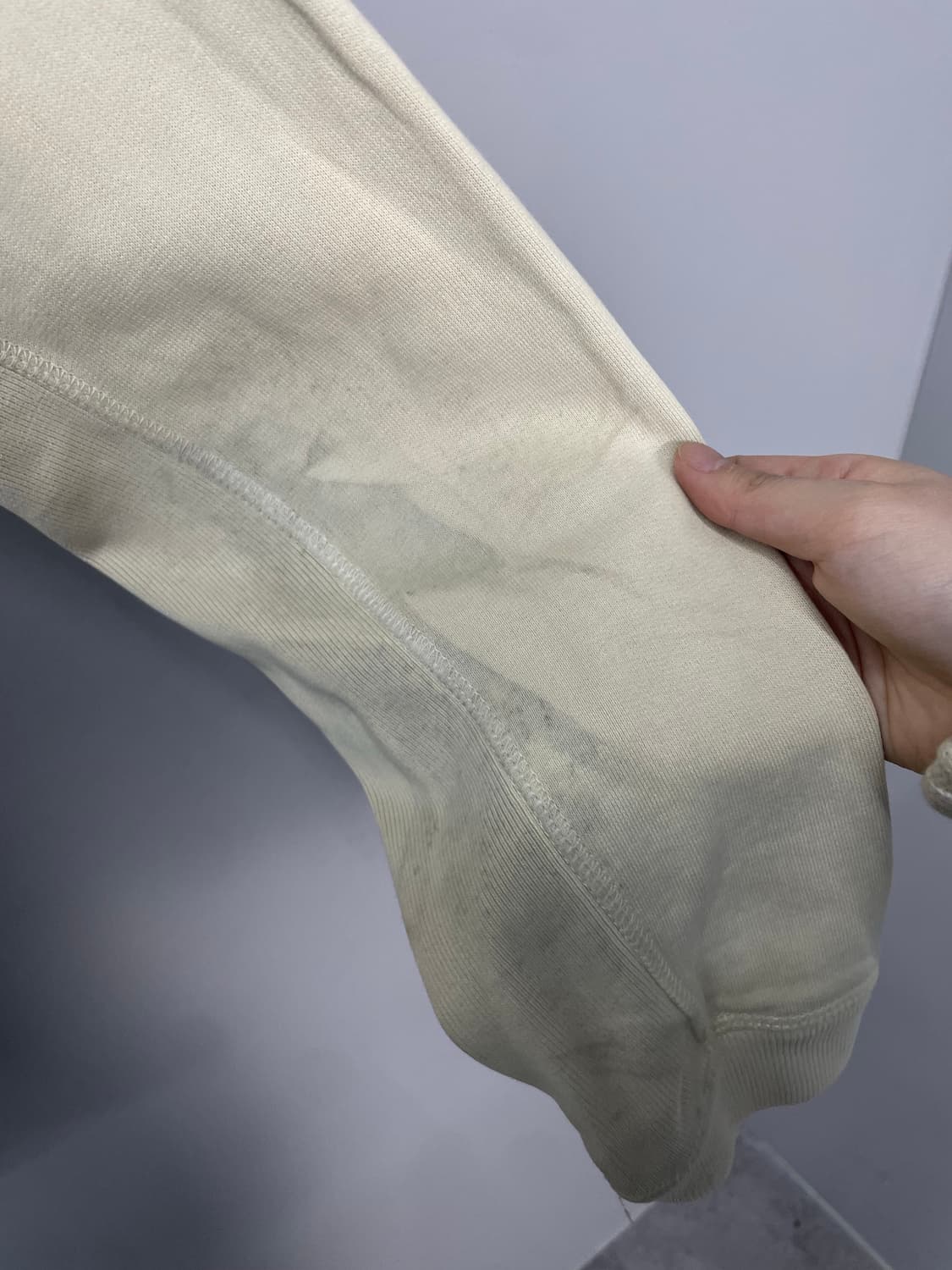 스톤아일랜드 와팬 패치 아이보리 맨투맨 H1737 상품이미지10