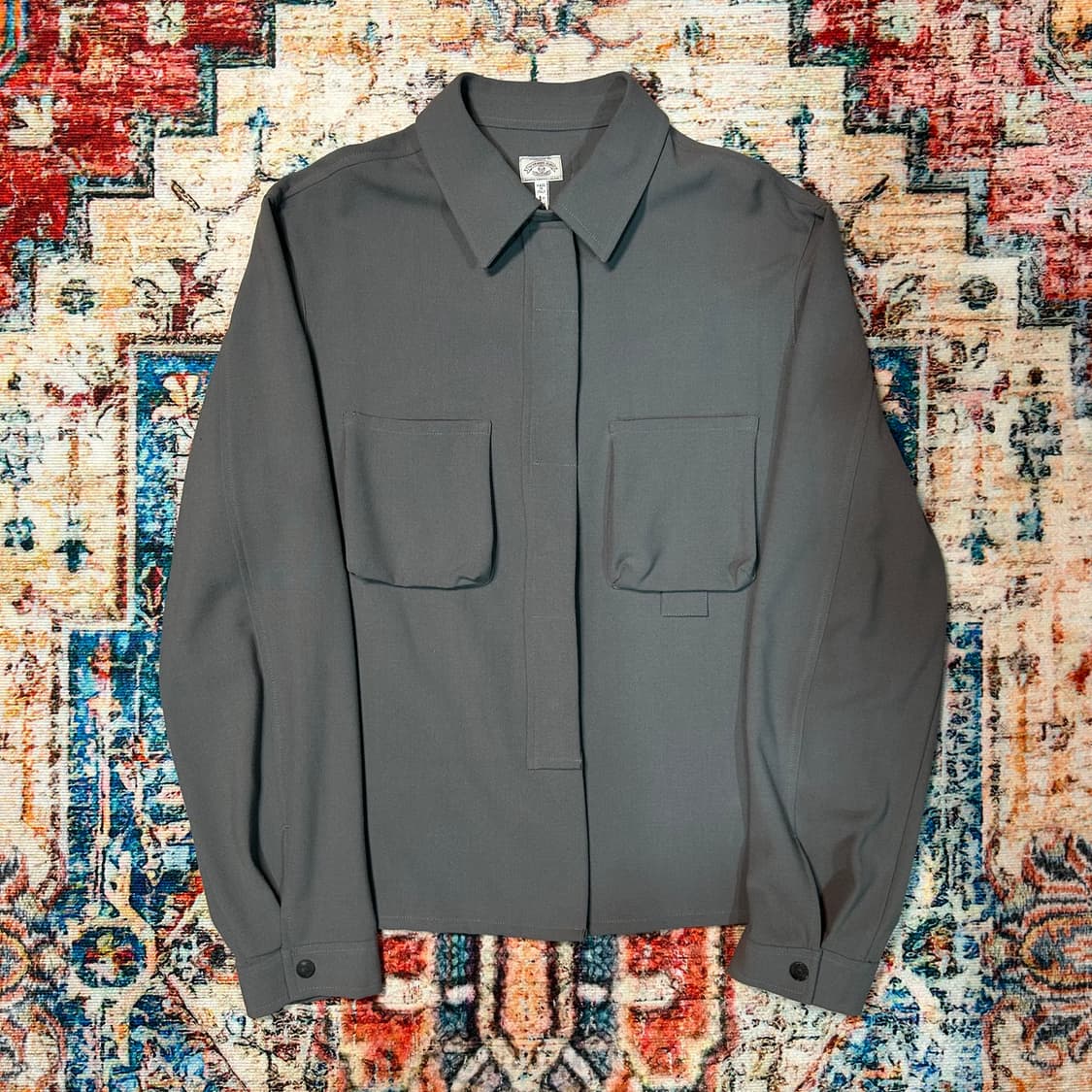 [M] 90s 아르마니 made in italy 셔츠자켓 상품이미지1