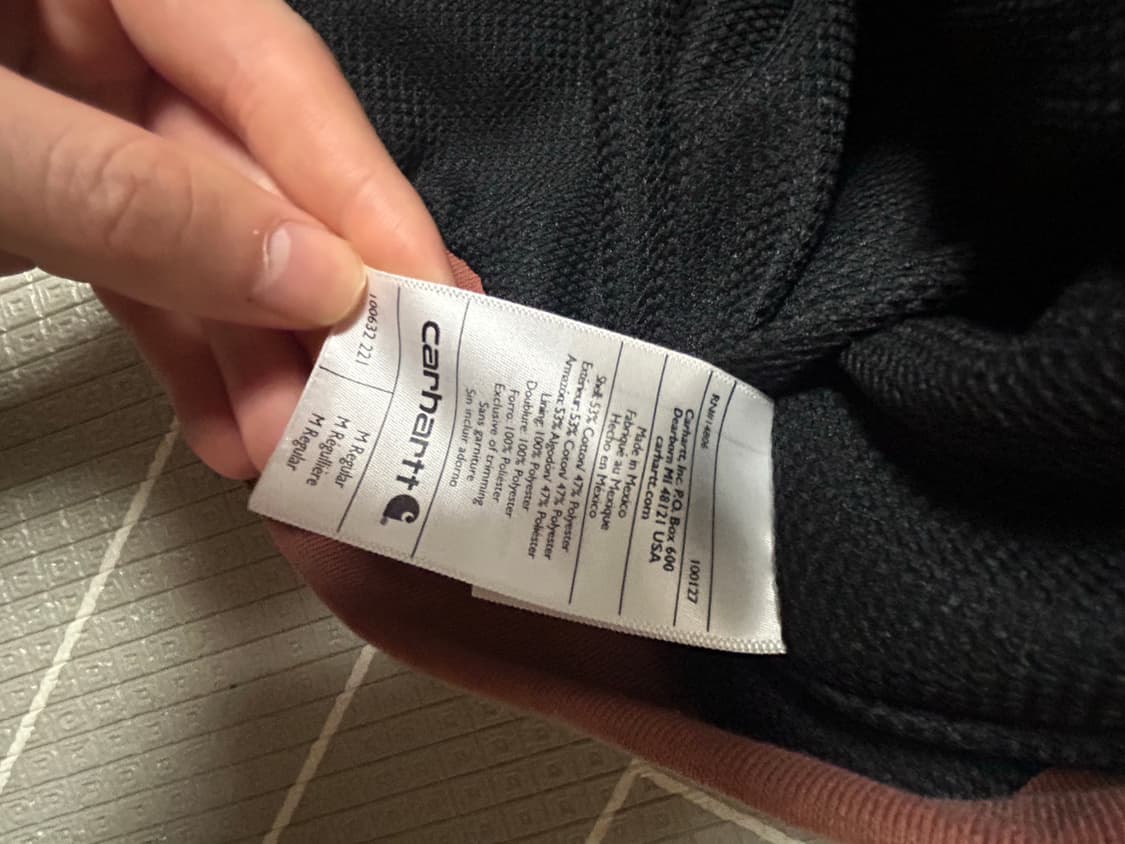 칼하트 써멀 후드집업 M 상품이미지2