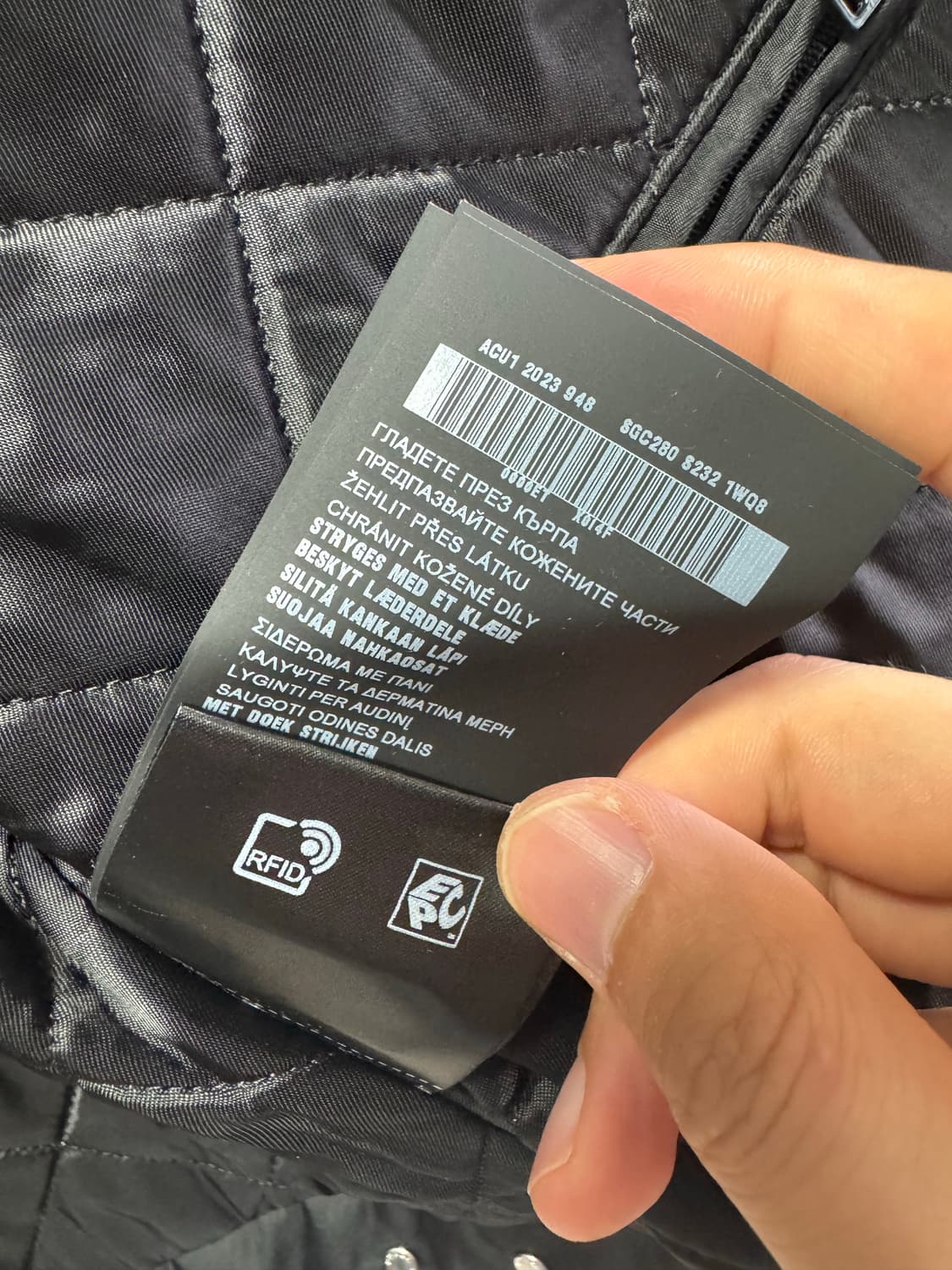 프라다 PRADA SGC280 블루종 자켓 XL 상품이미지8