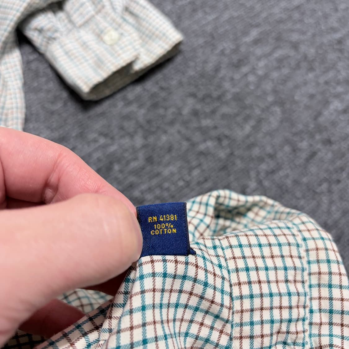 폴로 랄프로렌 커스텀핏 체크 셔츠 상품이미지6